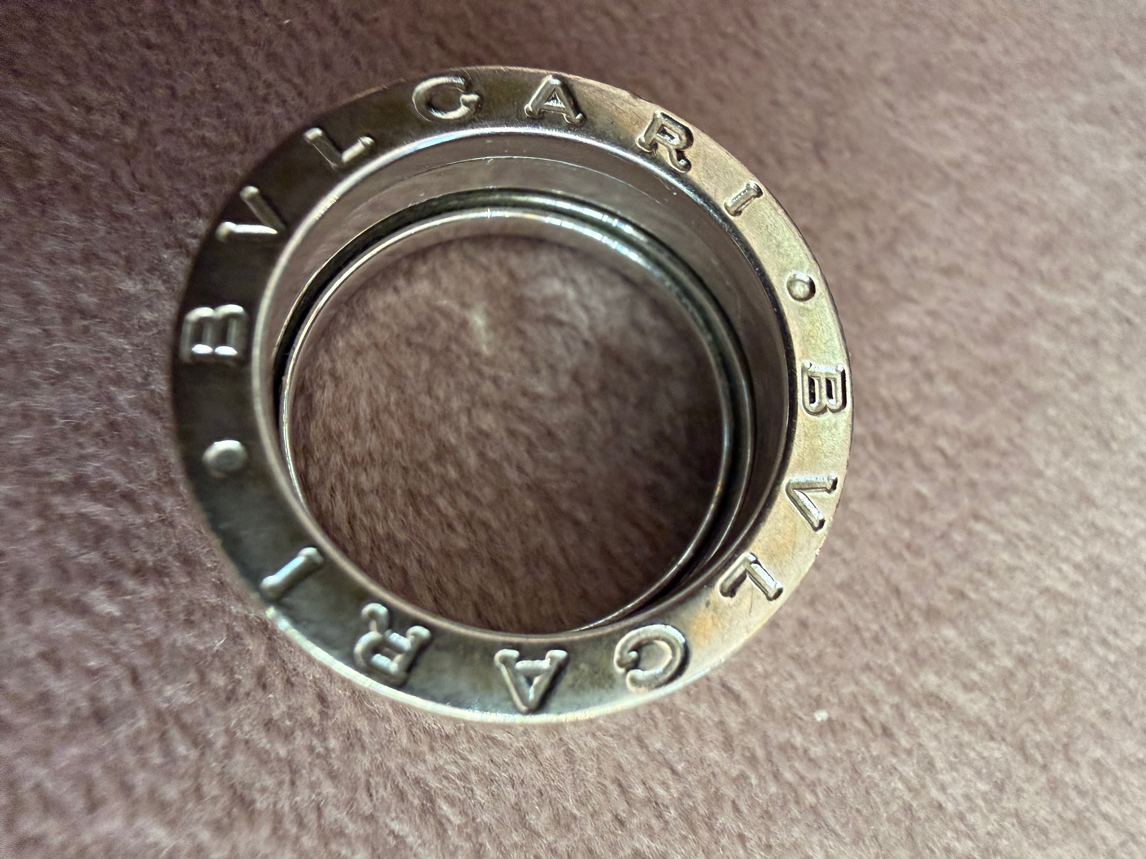 Anello B-zero oro bianco Bvlgari