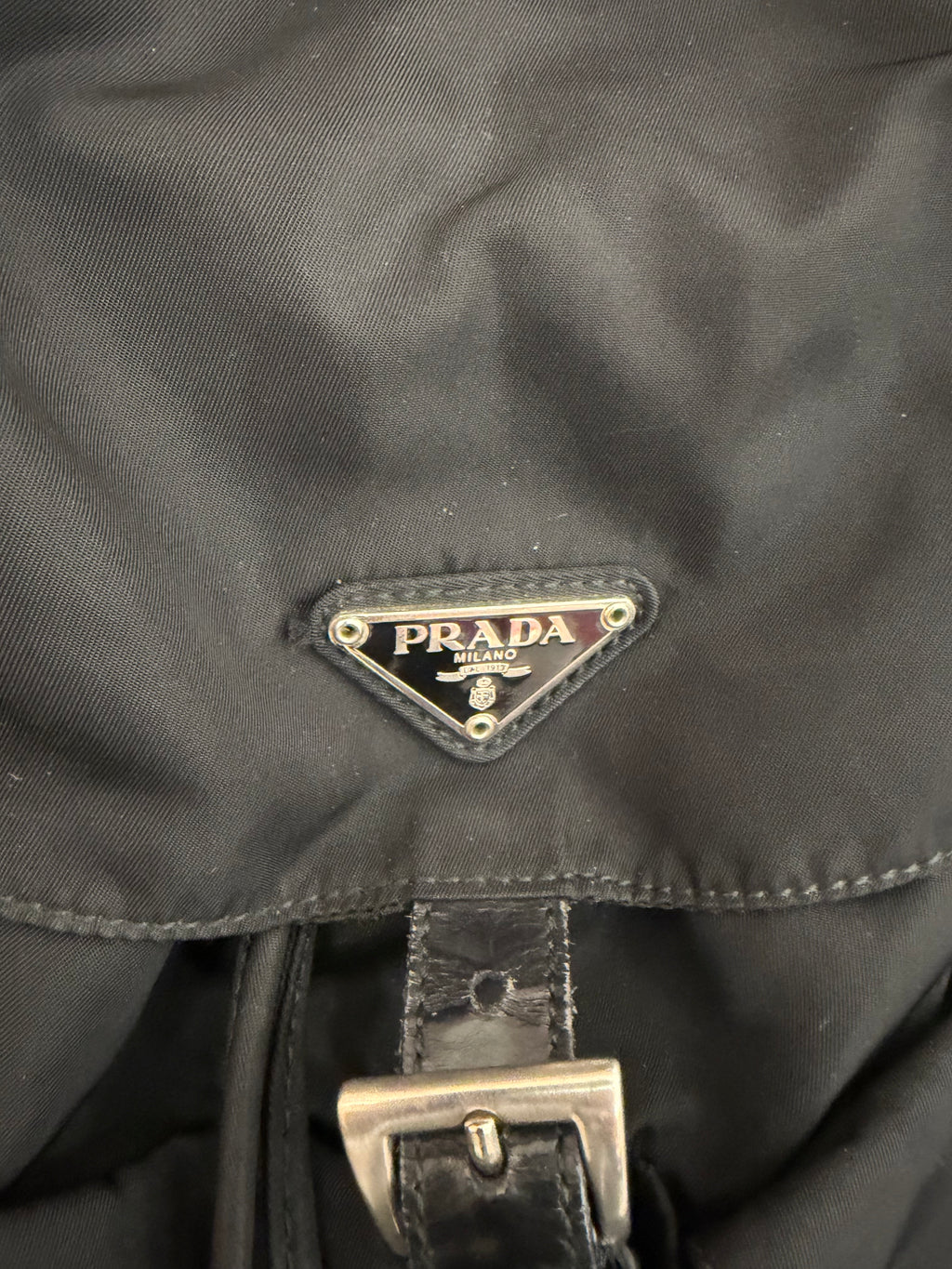 Zaino Prada nero nylon