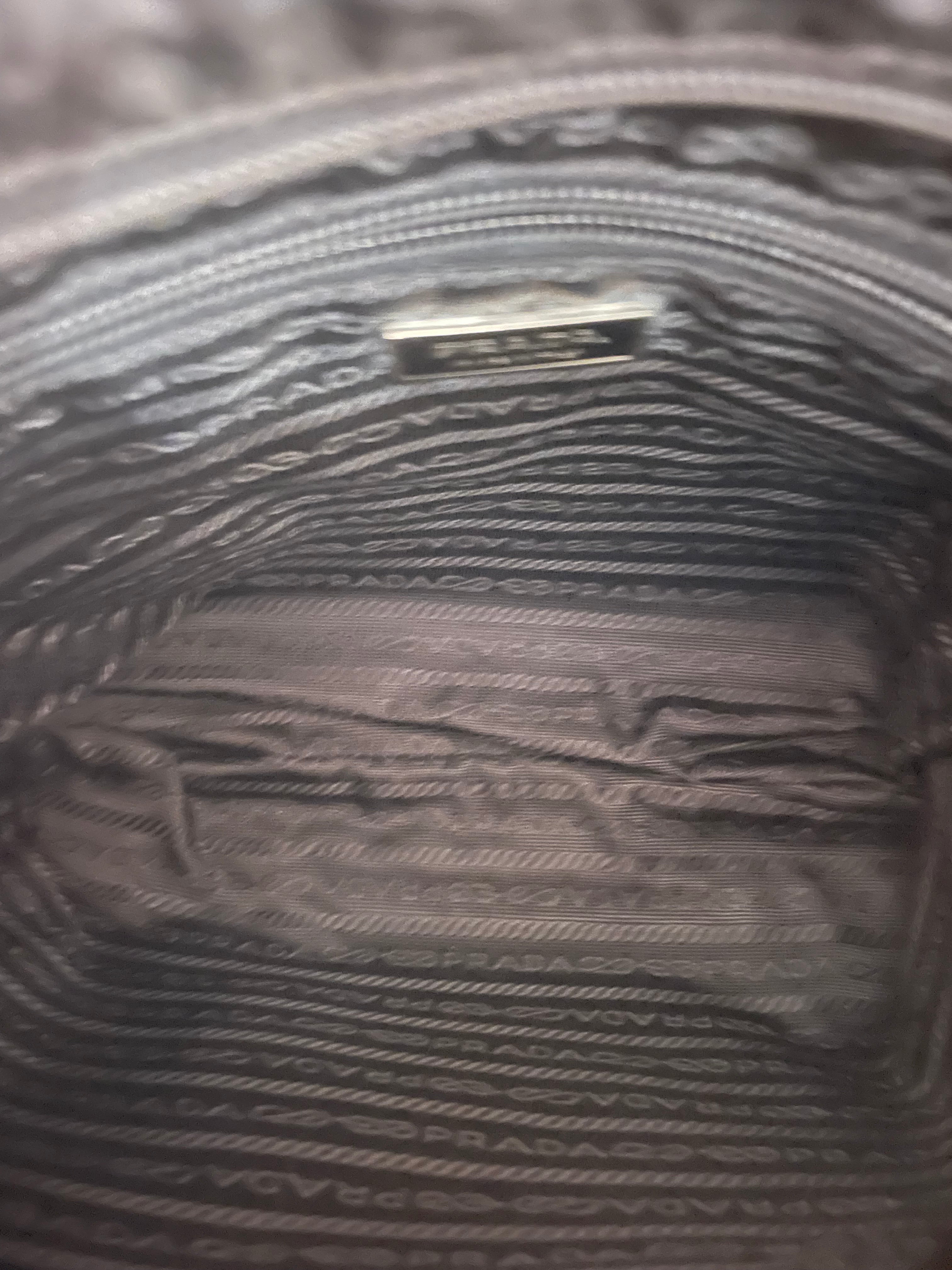 Borsa Tracolla Prada uomo tela nylon nera