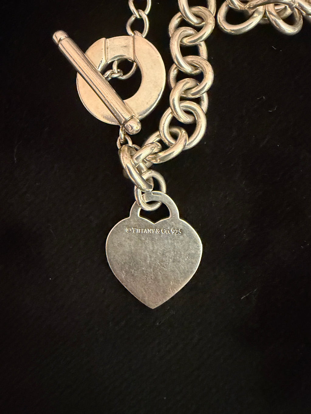 Collana Tiffany heart tag toggle