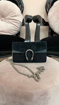 Borsa Gucci Dionysus mini suede nera