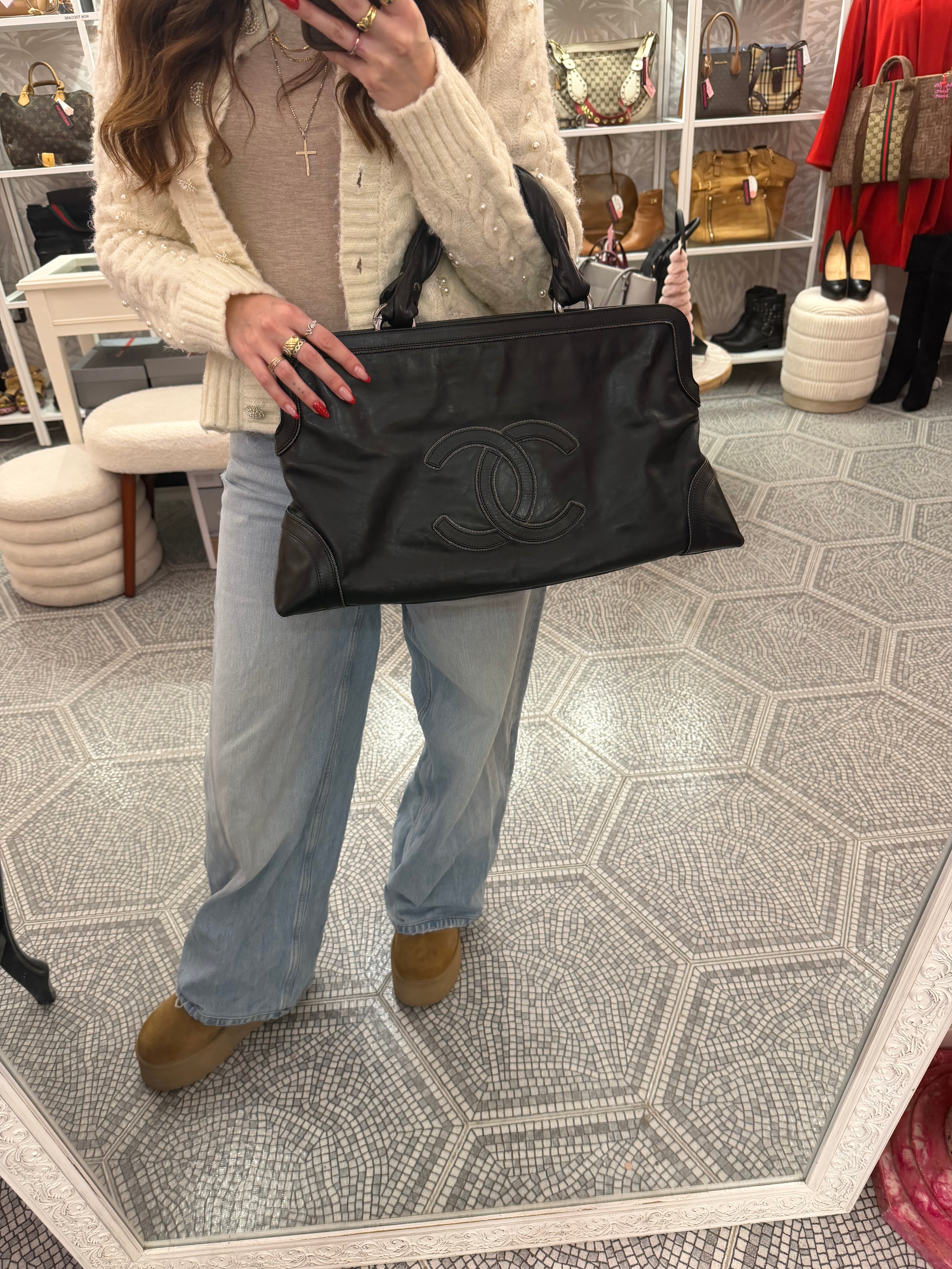 Borsa Chanel Soho east west maxi size