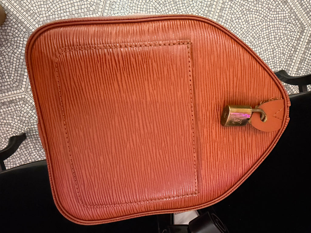 Borsa Louis Vuitton Speedy 30 pelle epi marrone