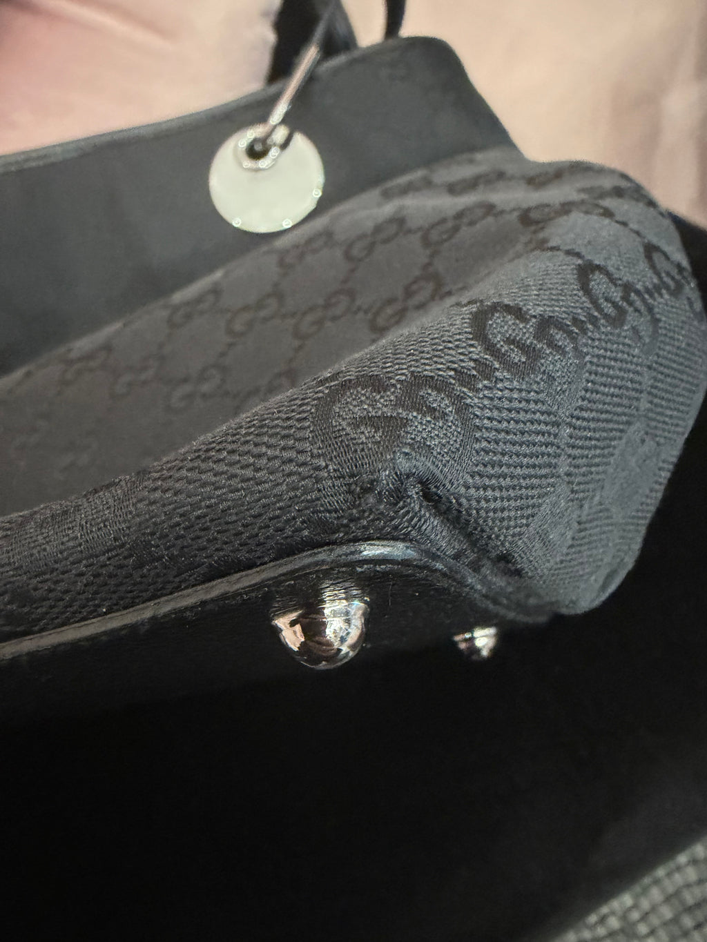 Borsa Gucci eclipse vertical nera big size