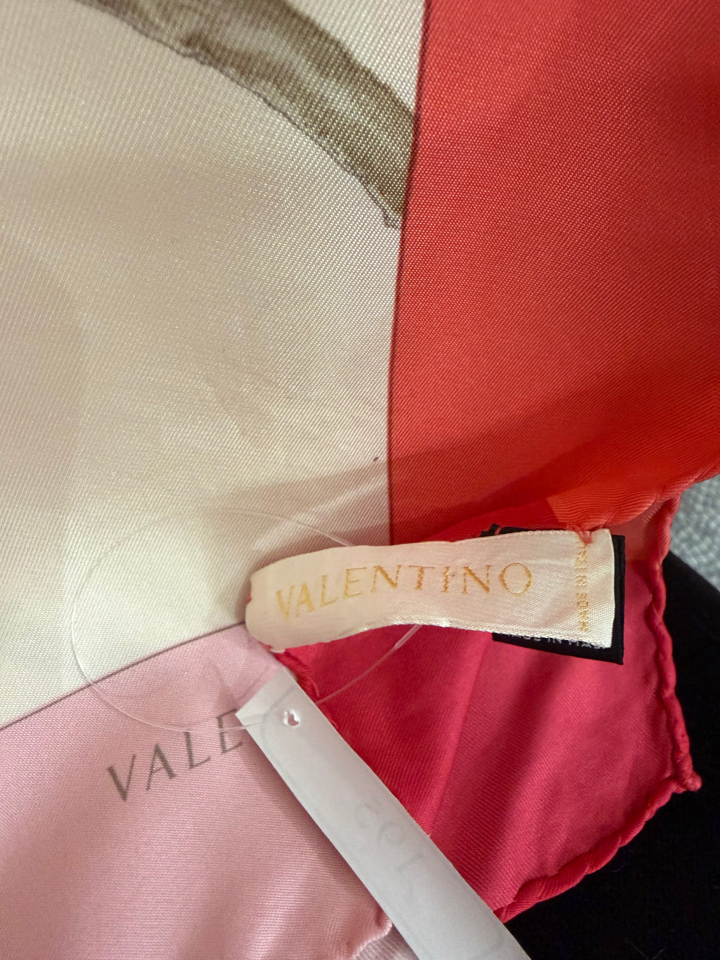 Foulard Valentino fiori rosa