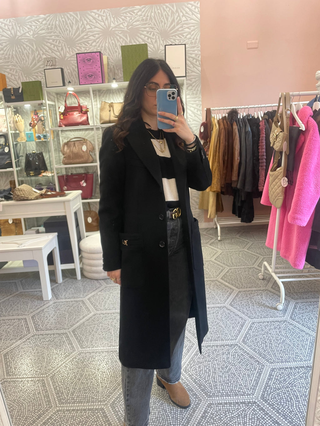 Cappotto Gucci interlocking