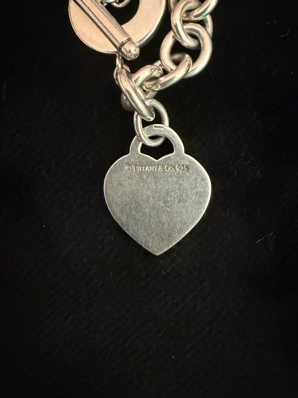 Collana Tiffany heart tag toggle