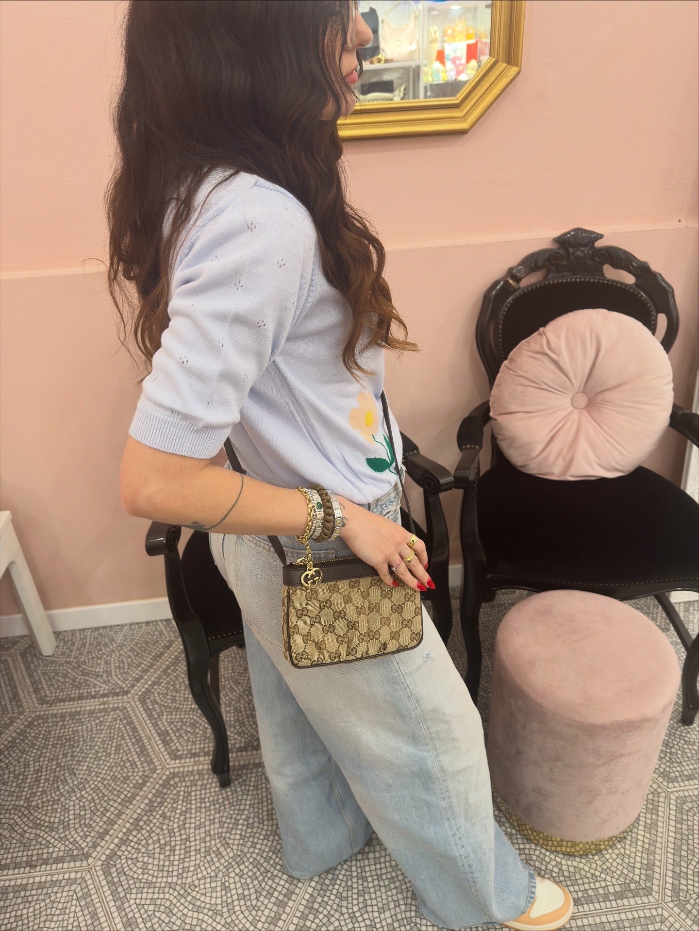 Borsa Gucci mini bag tracolla cuore