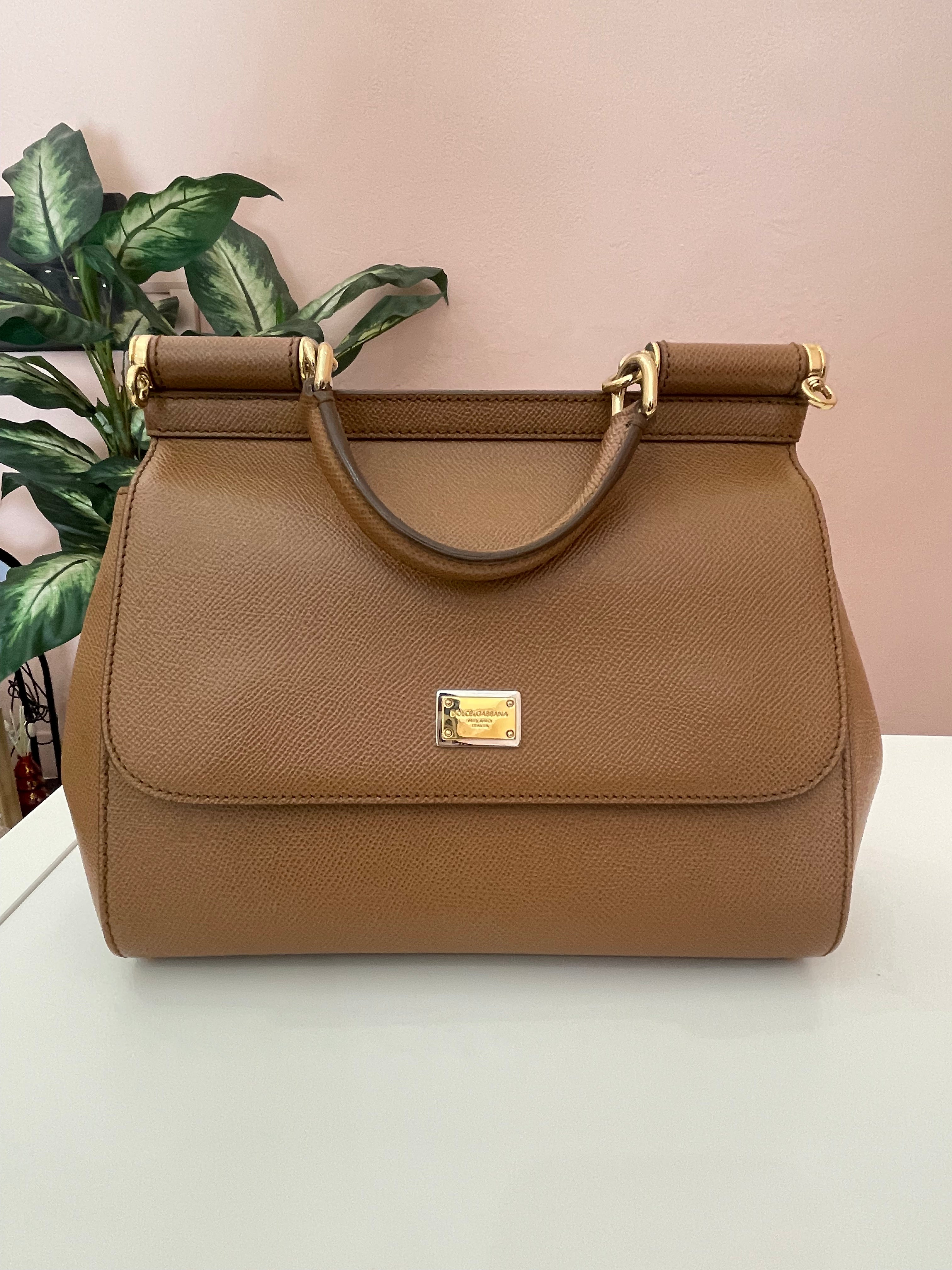 Borsa Miss Sicily medium marrone