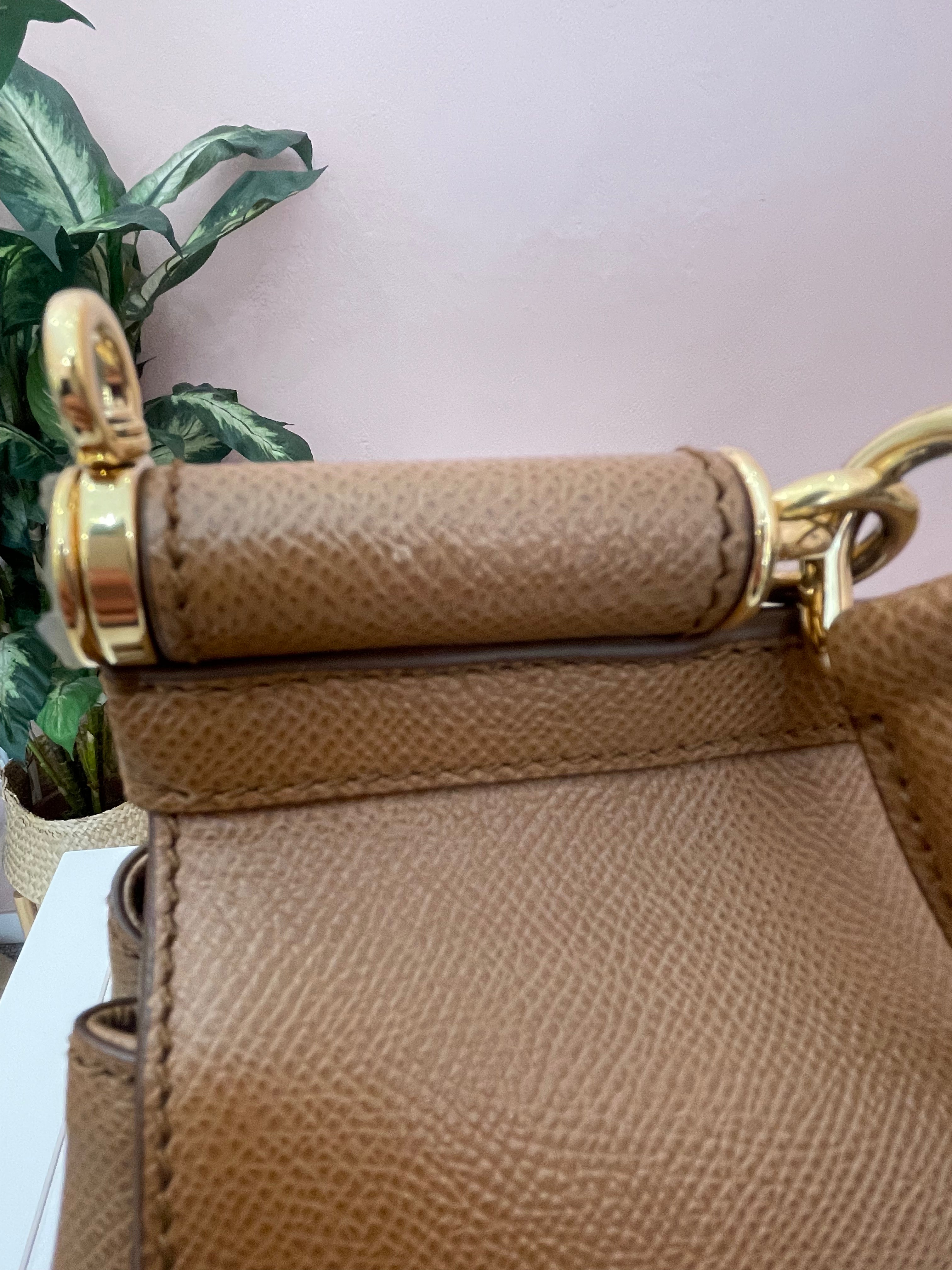 Borsa Miss Sicily medium marrone