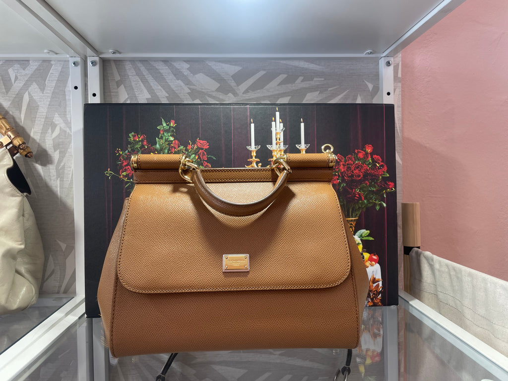 Borsa Miss Sicily medium marrone