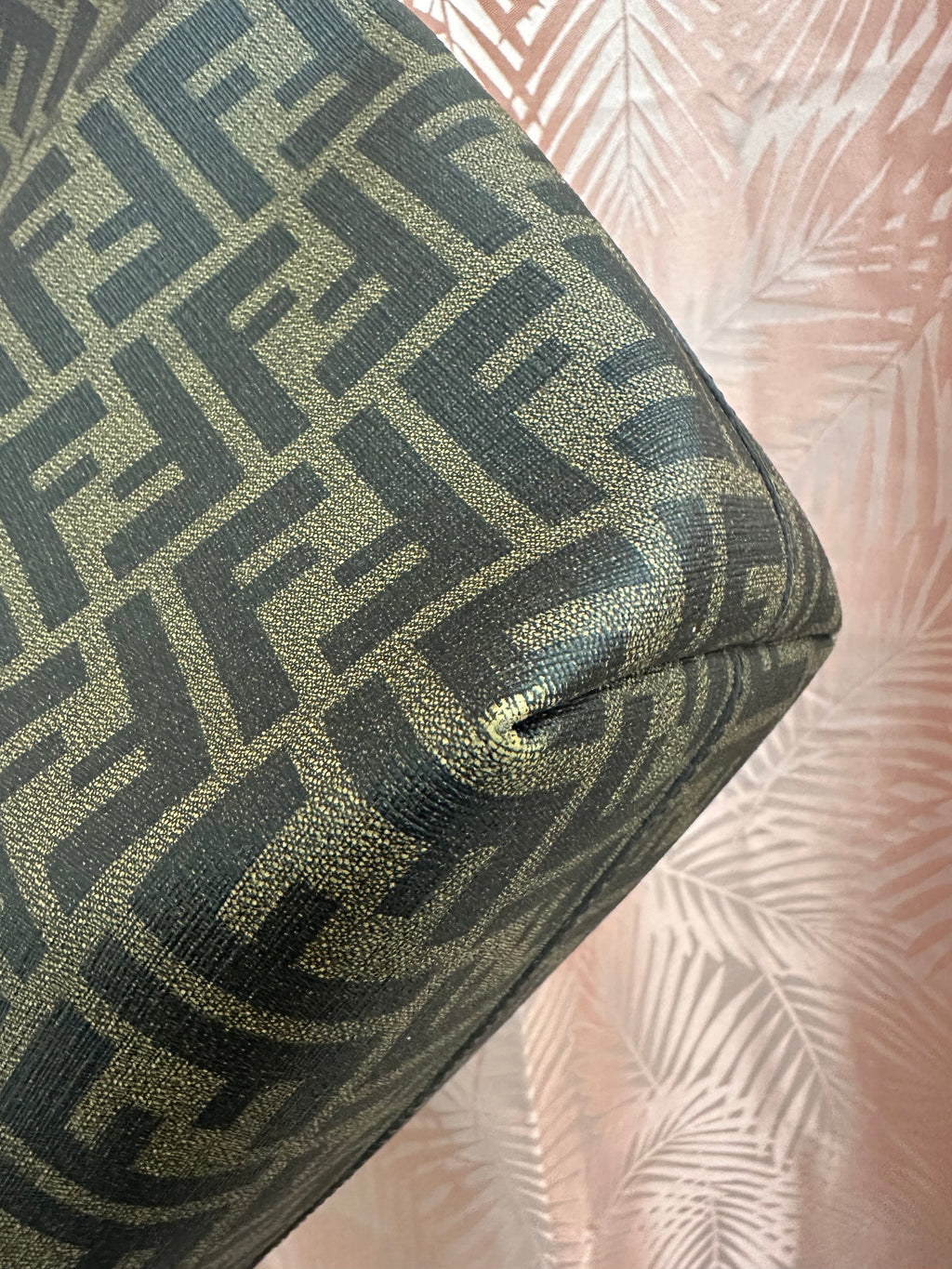 Borsa Fendi Roll tote FF zucca