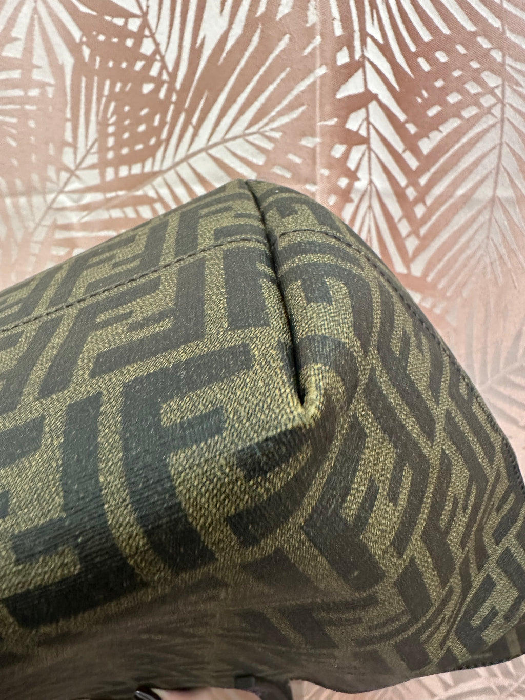 Borsa Fendi Roll tote FF zucca