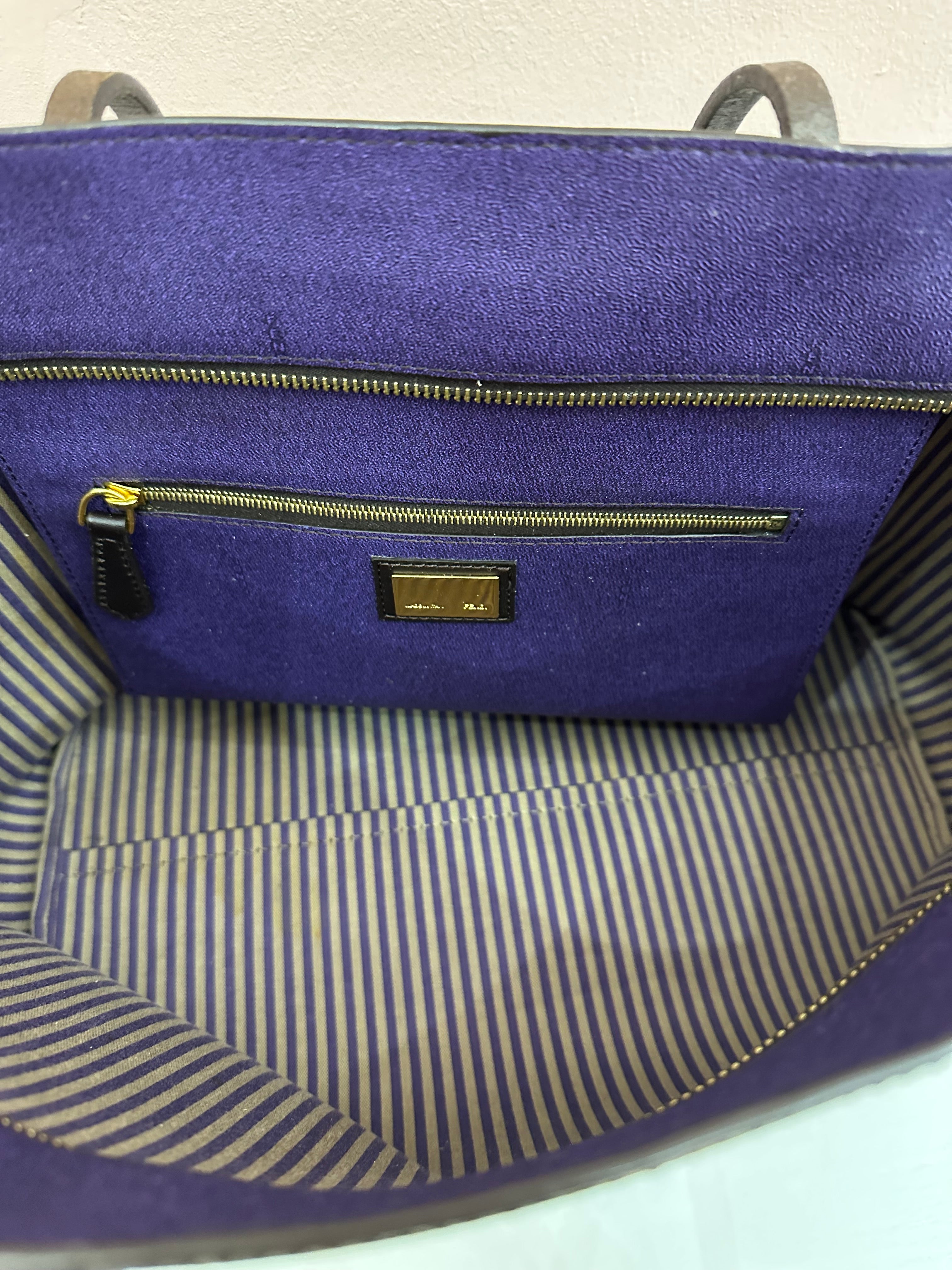 Borsa Fendi Roll tote FF zucca