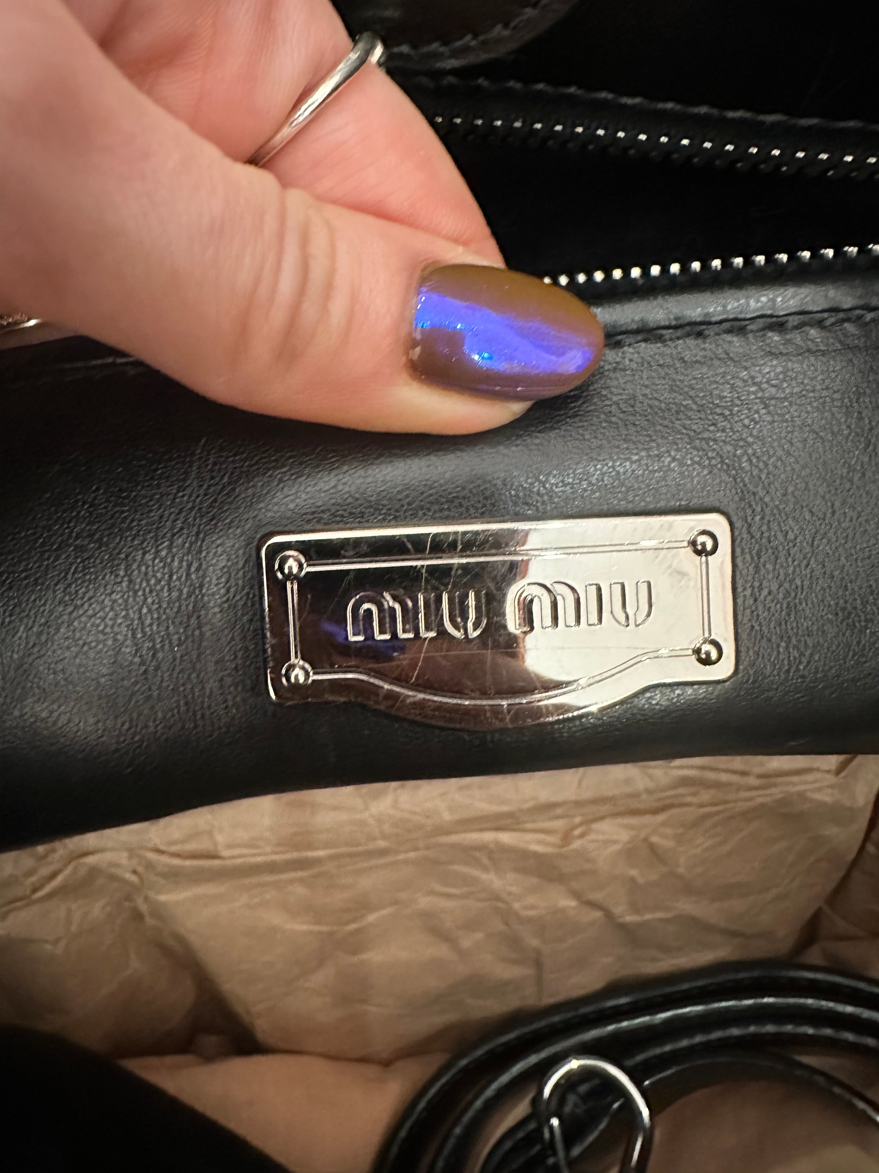 Borsa Miu Miu shopper tote