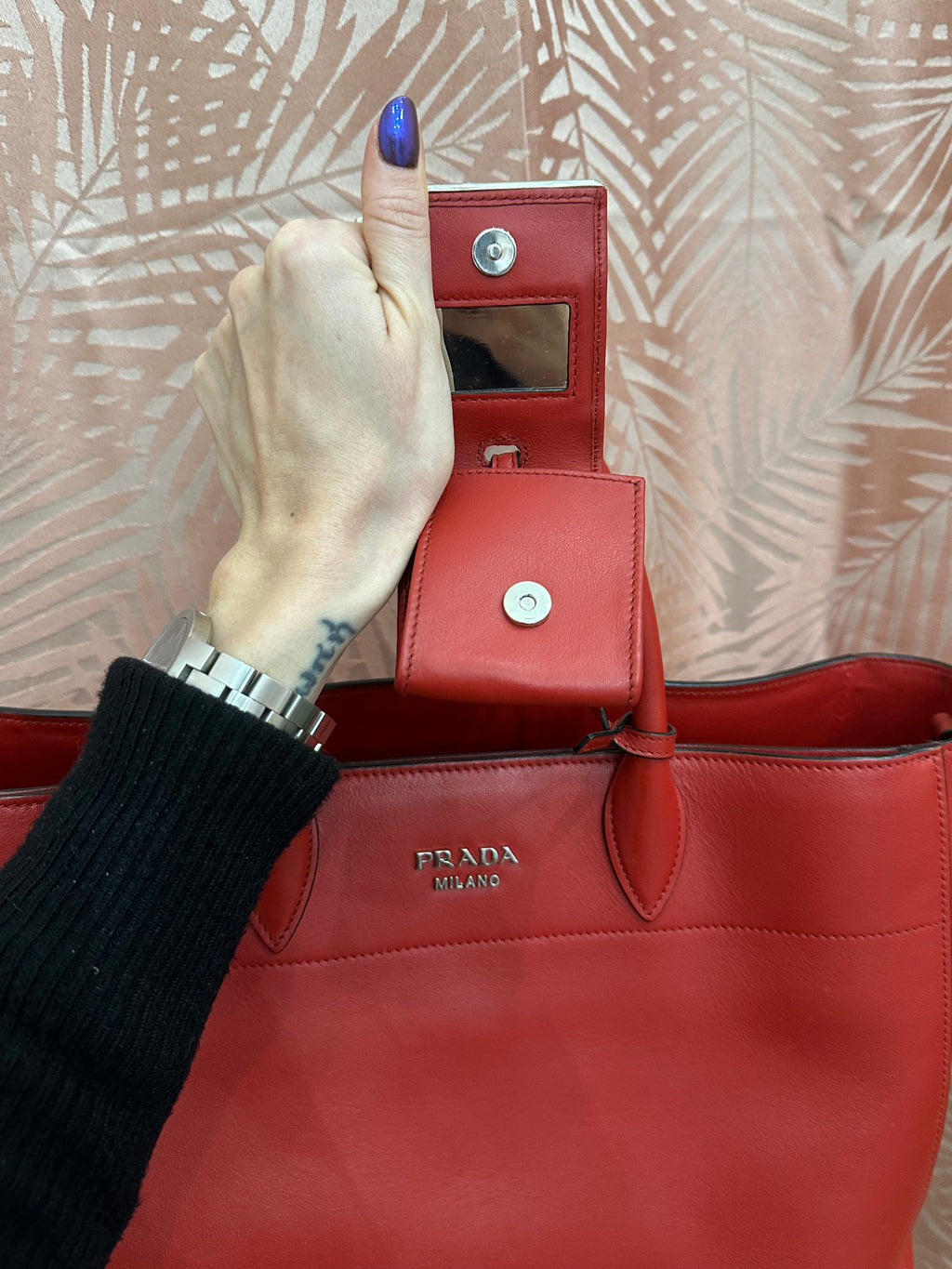 Borsa Prada shopper tote