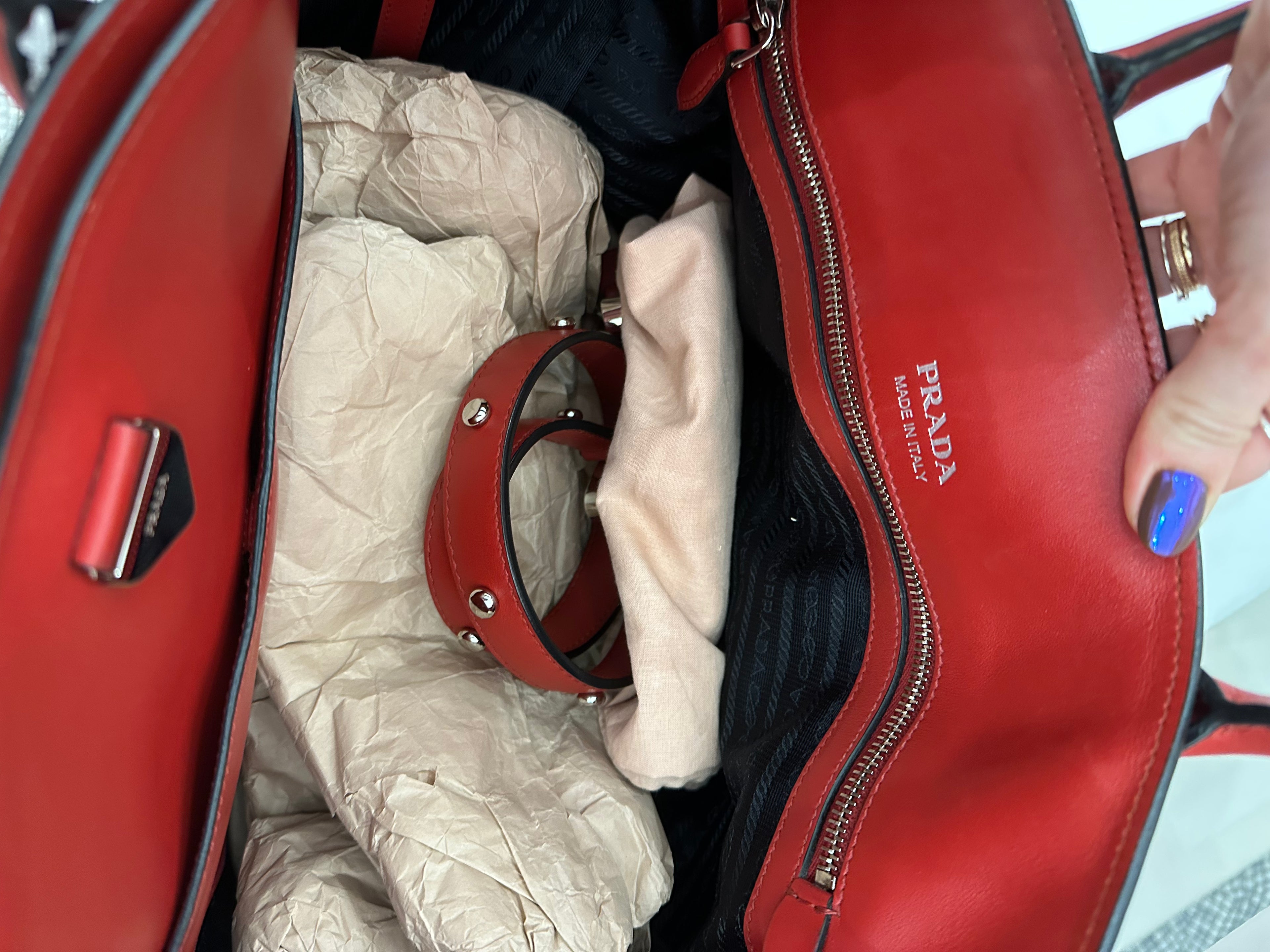 Borsa Prada shopper tote