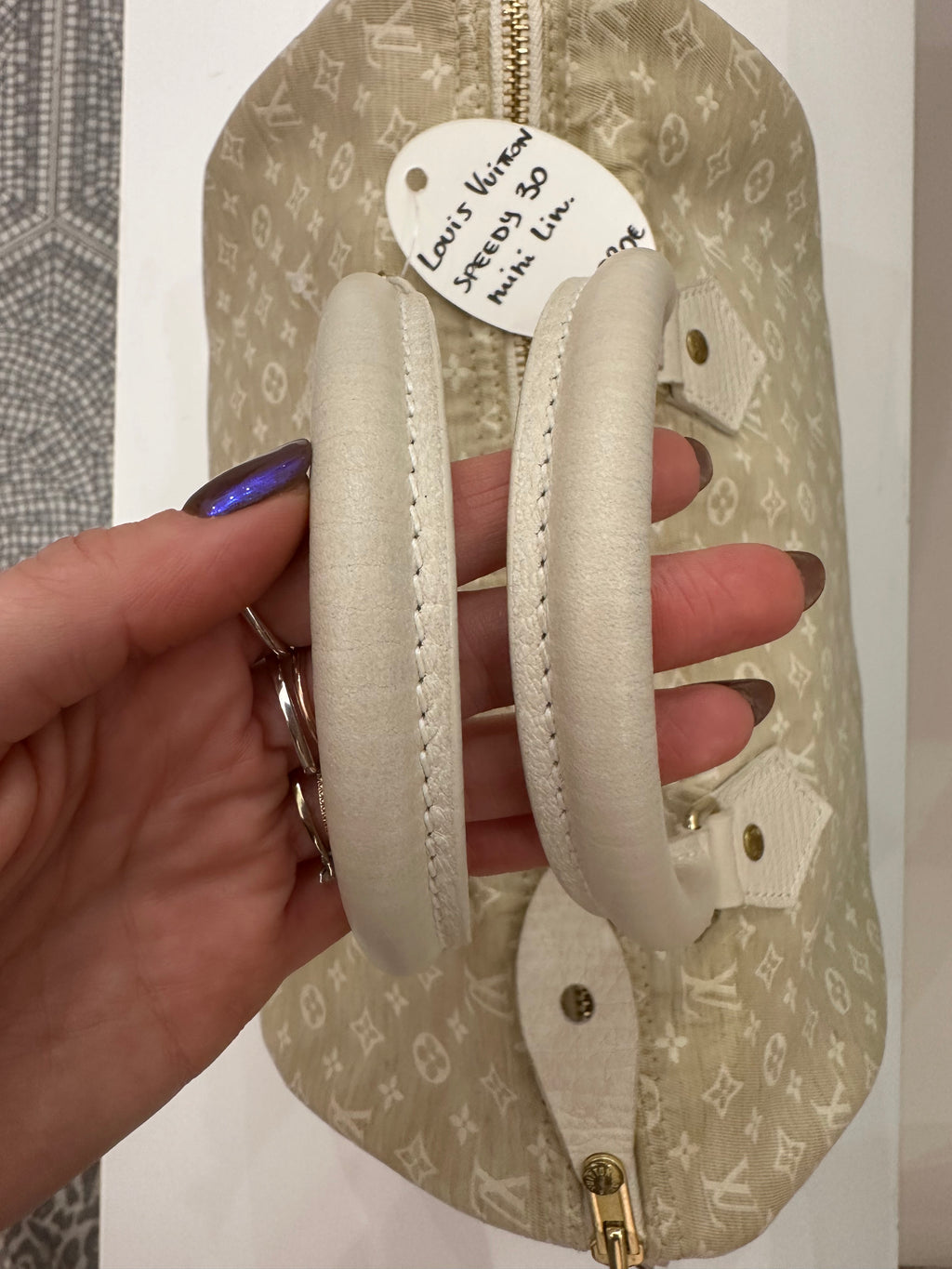 Borsa Louis Vuitton Speedy 30 mini lin