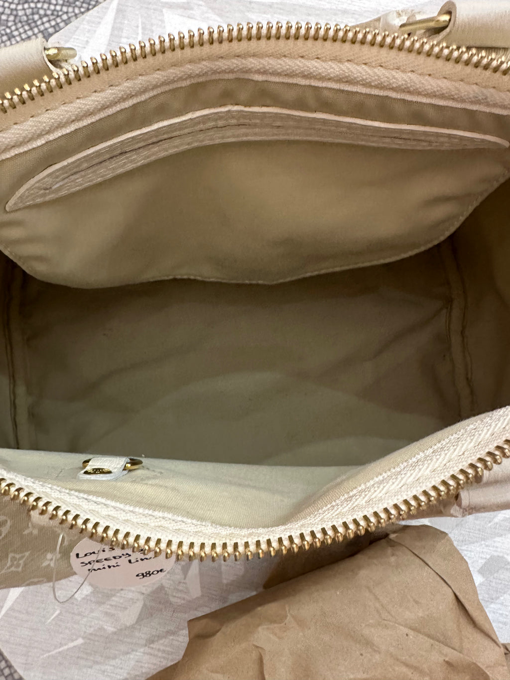 Borsa Louis Vuitton Speedy 30 mini lin