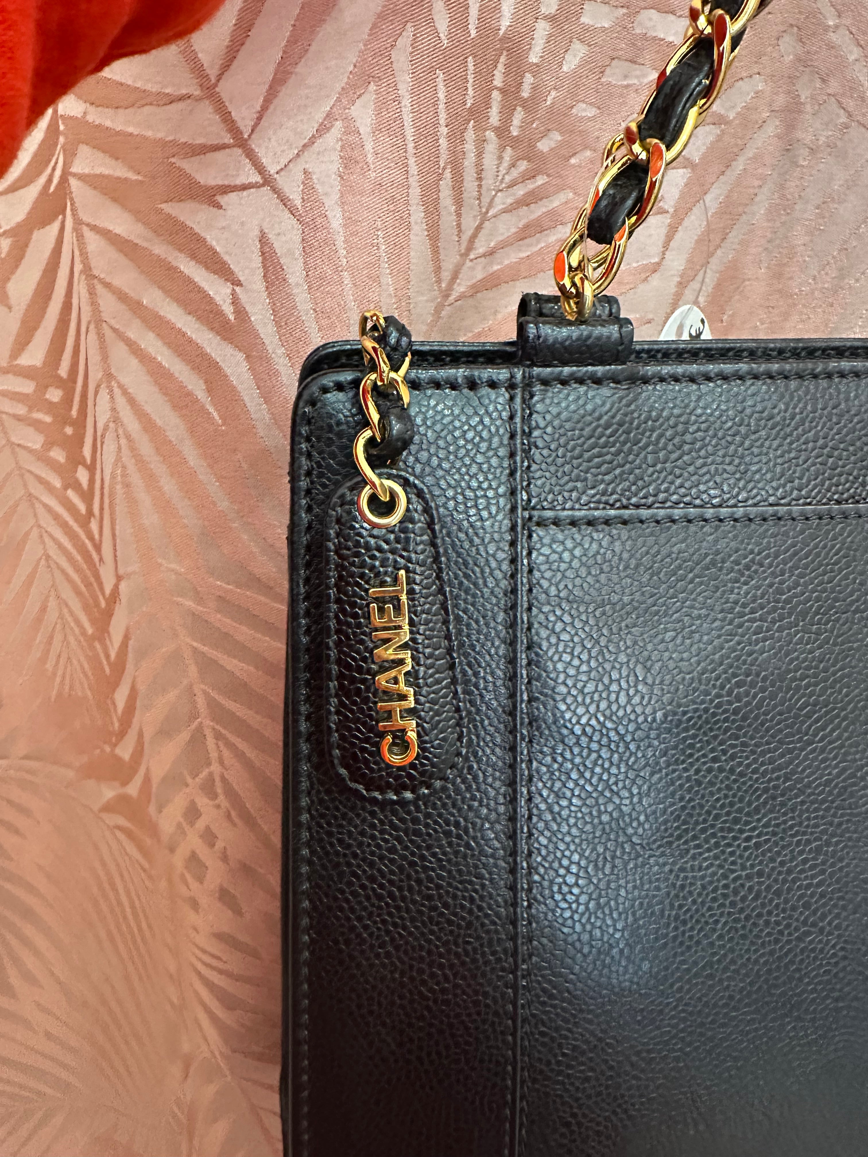 Borsa Chanel shopper tote vintage