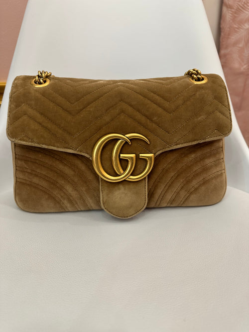 Borsa Gucci Marmont big size velluto