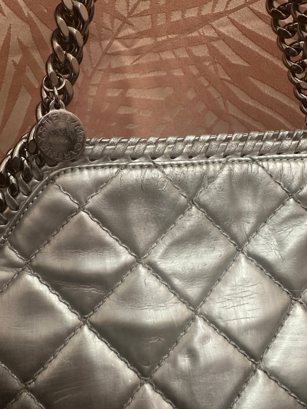 Borsa Falabella Stella McCartney mini metallic