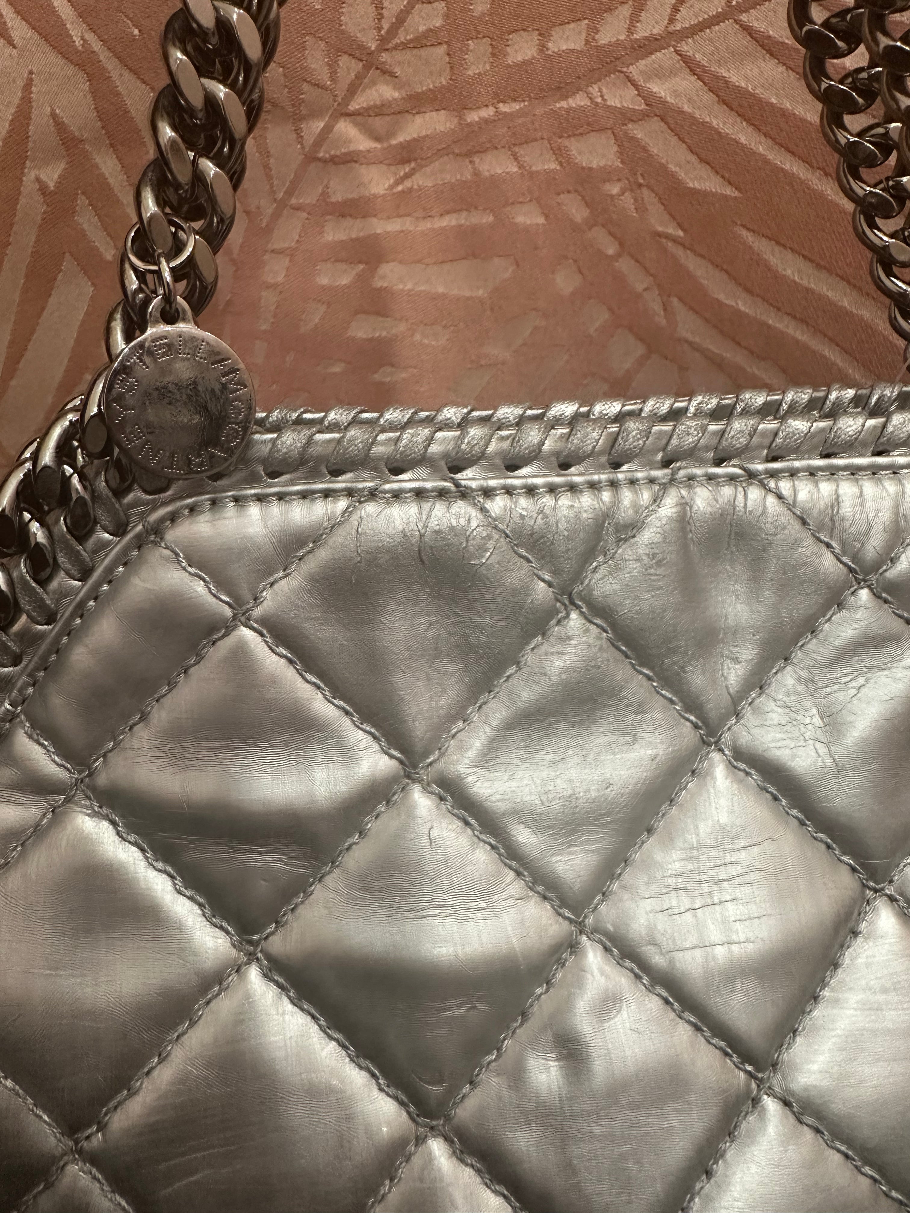 Borsa Falabella Stella McCartney mini metallic