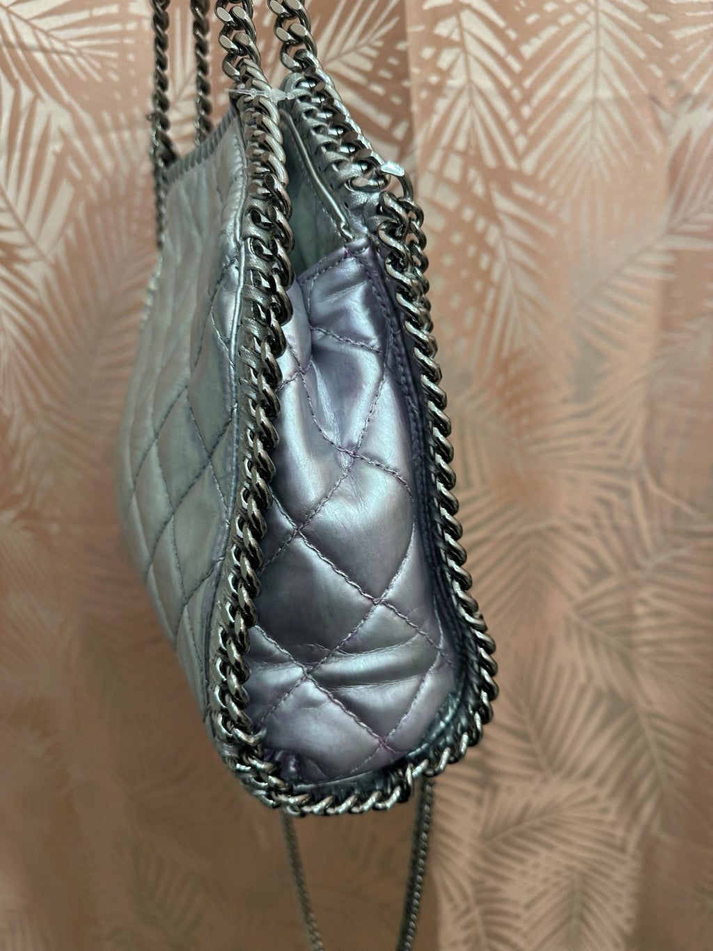 Borsa Falabella Stella McCartney mini metallic