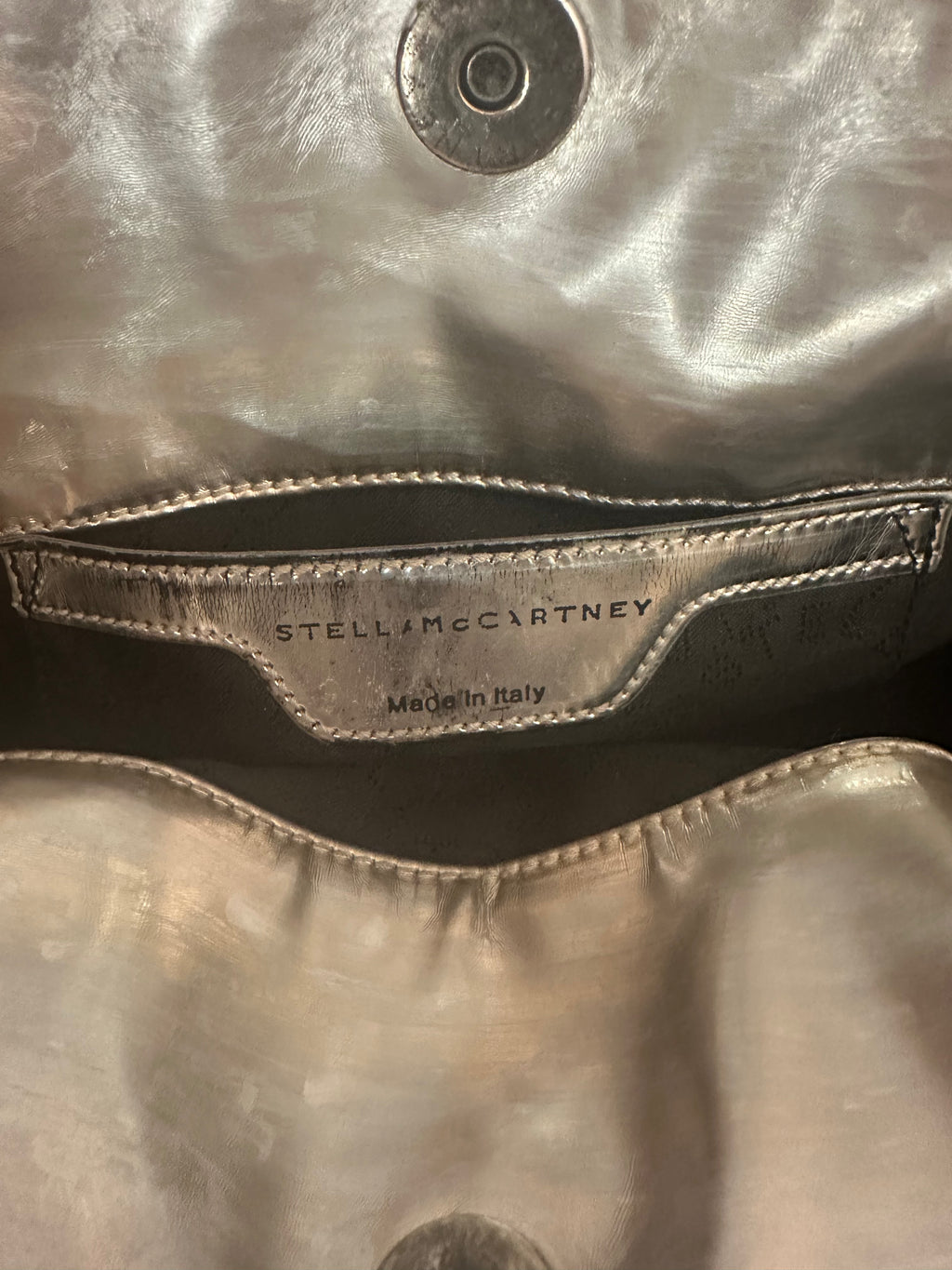 Borsa Falabella Stella McCartney mini metallic