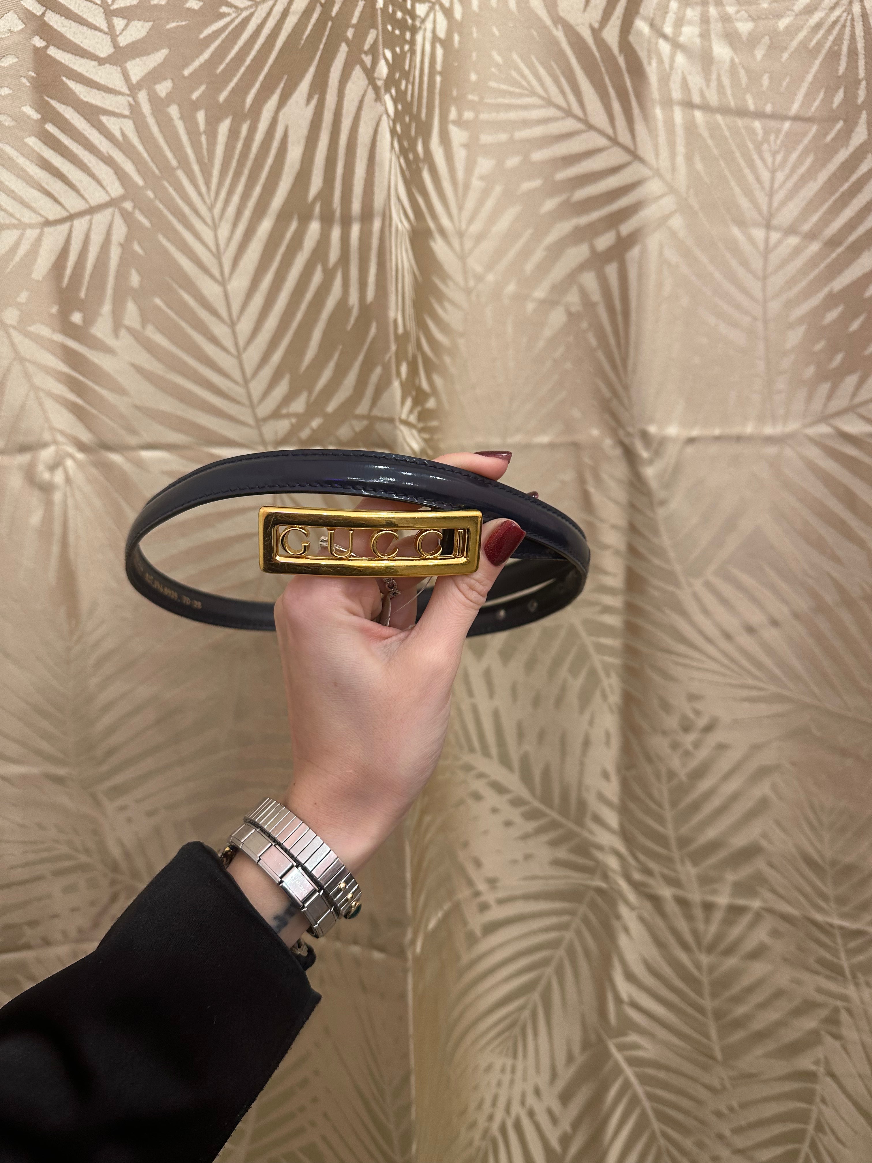 Cintura Gucci  vernice vintage