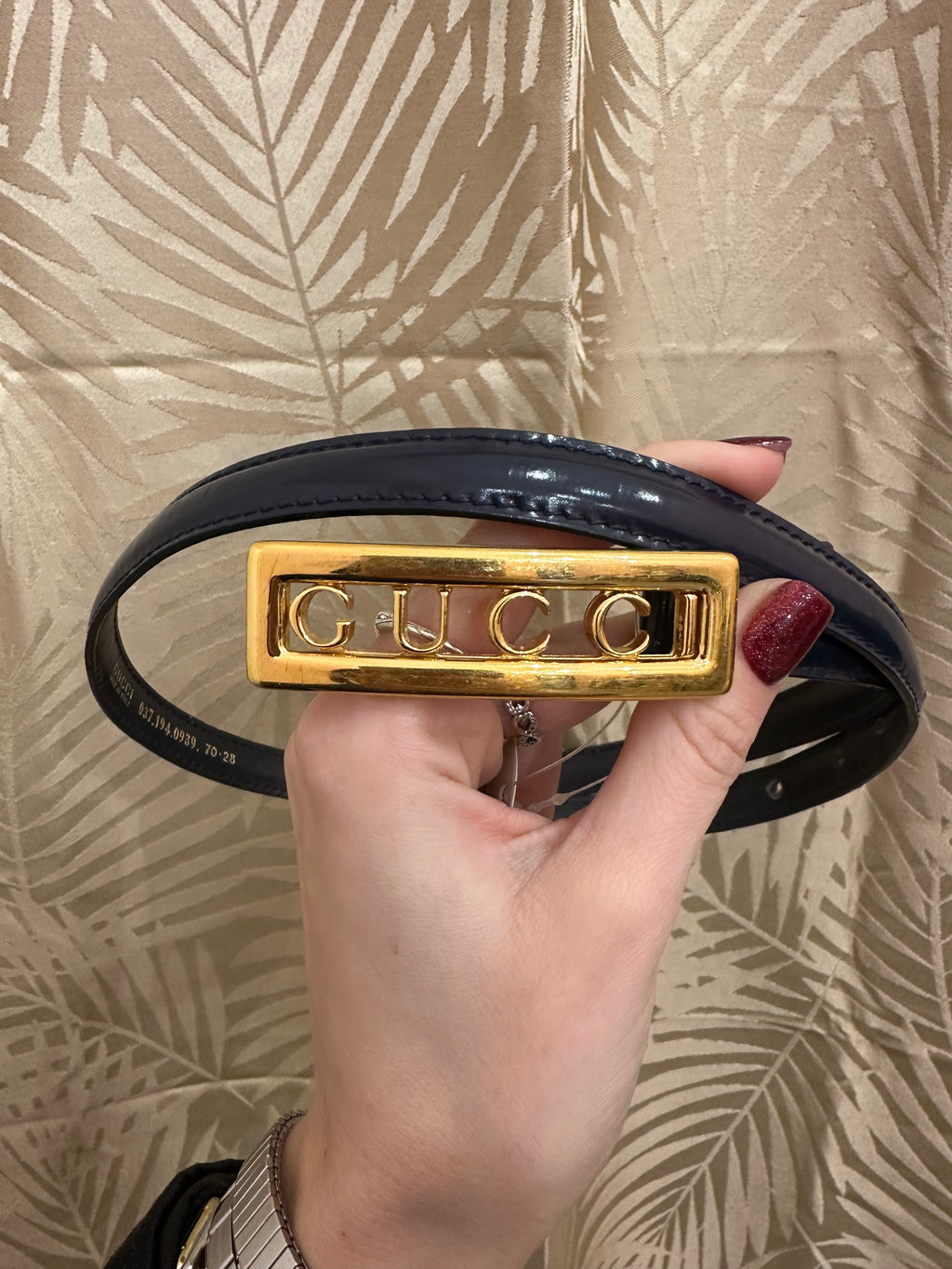 Cintura Gucci  vernice vintage