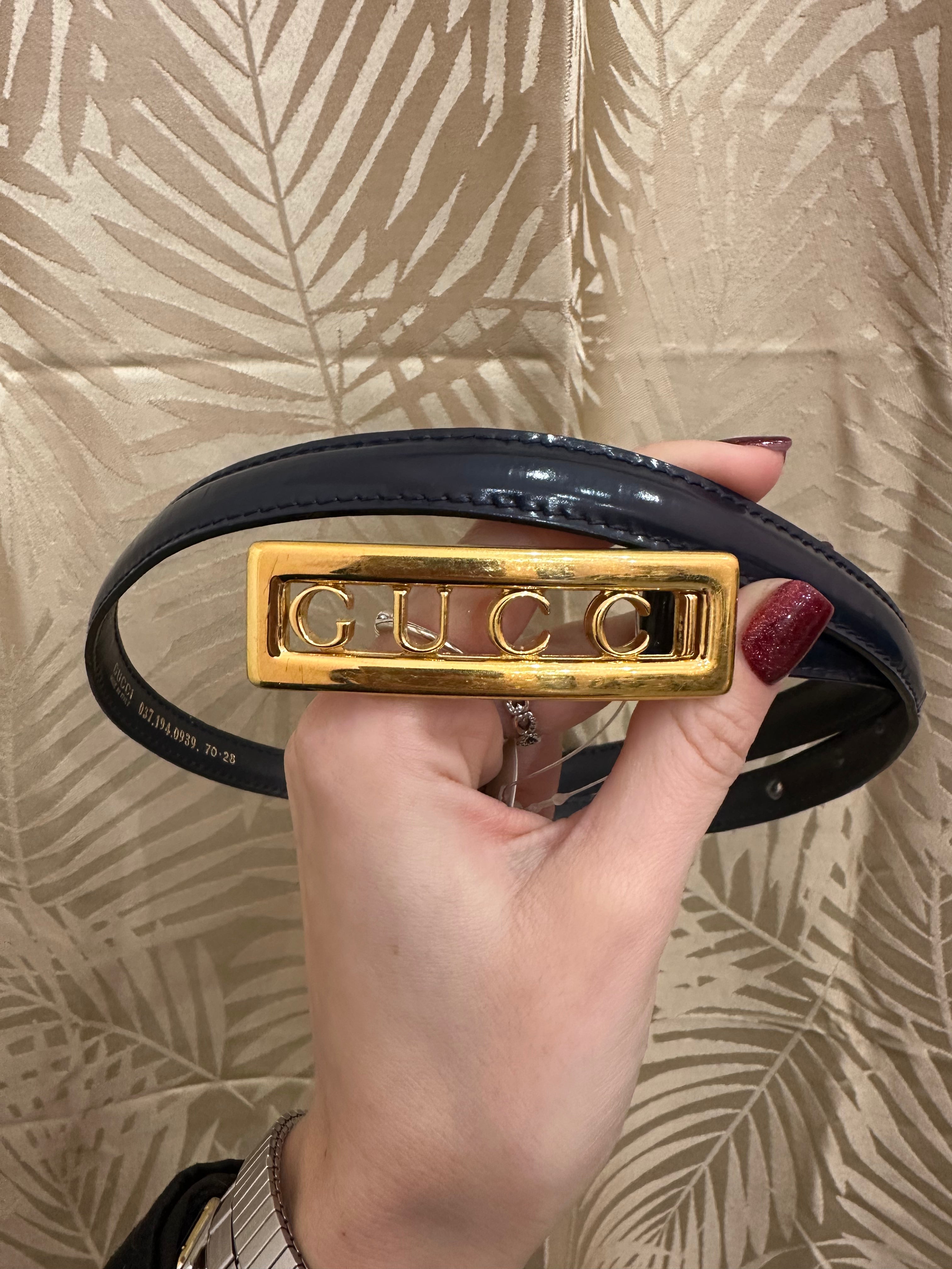 Cintura Gucci  vernice vintage