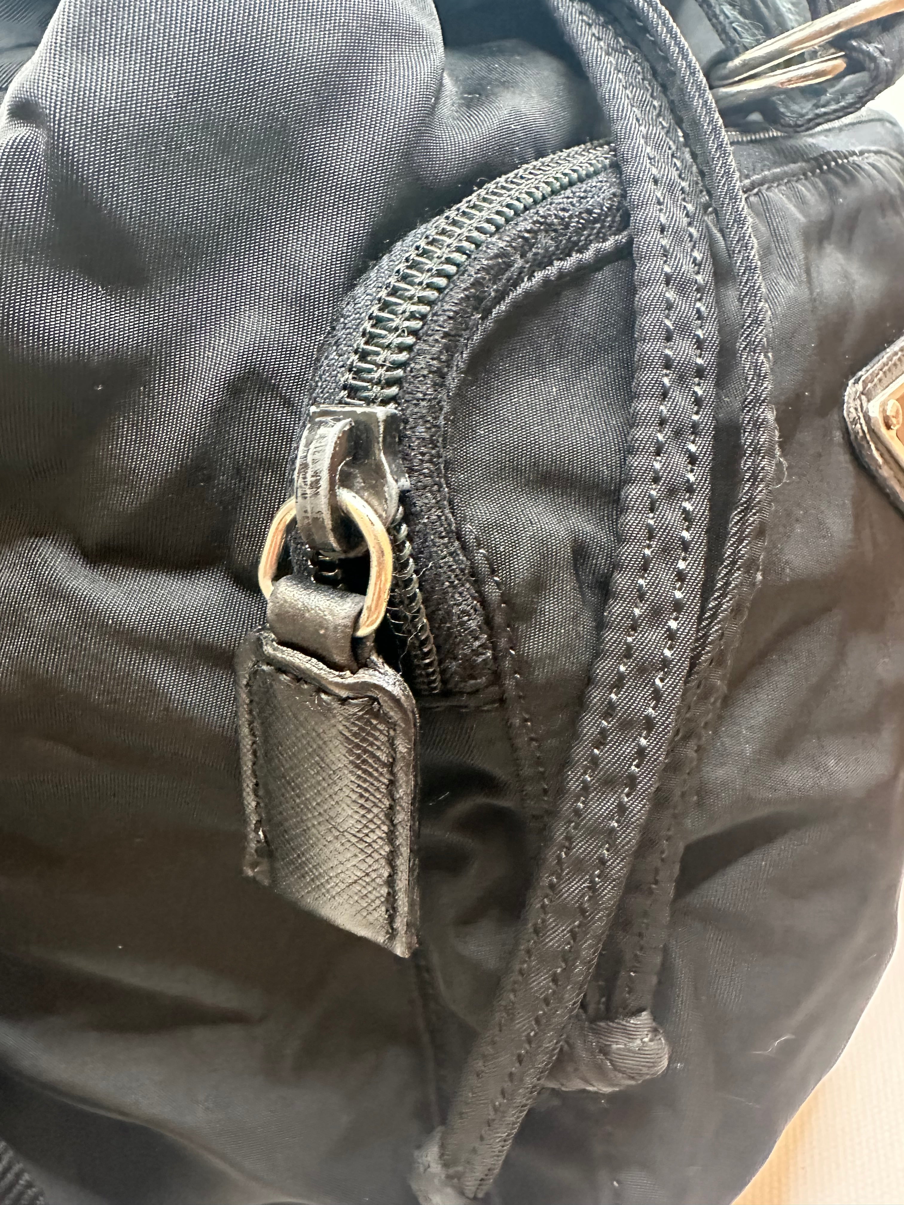 Zaino Prada nylon nero vintage