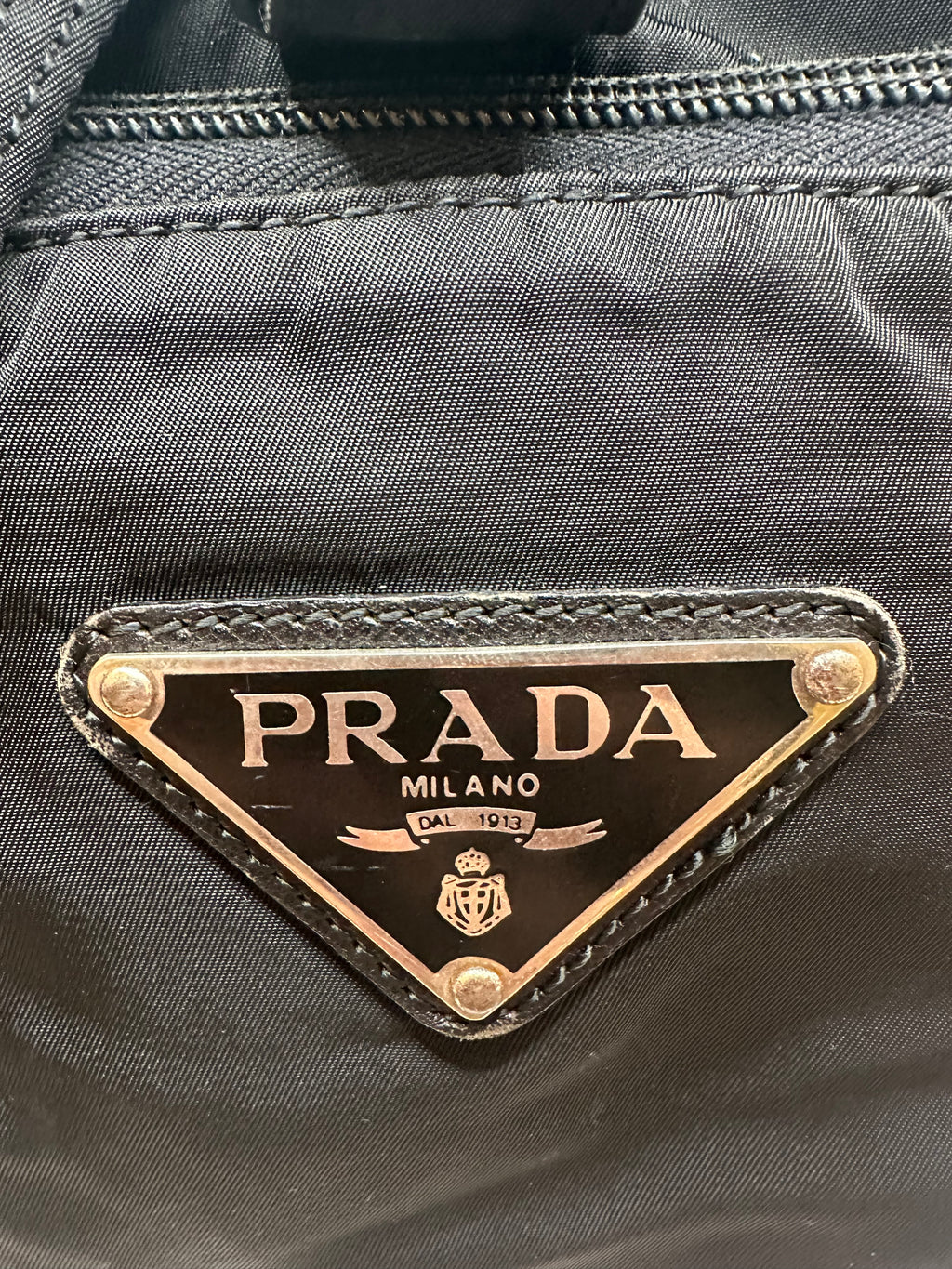 Zaino Prada nylon nero vintage