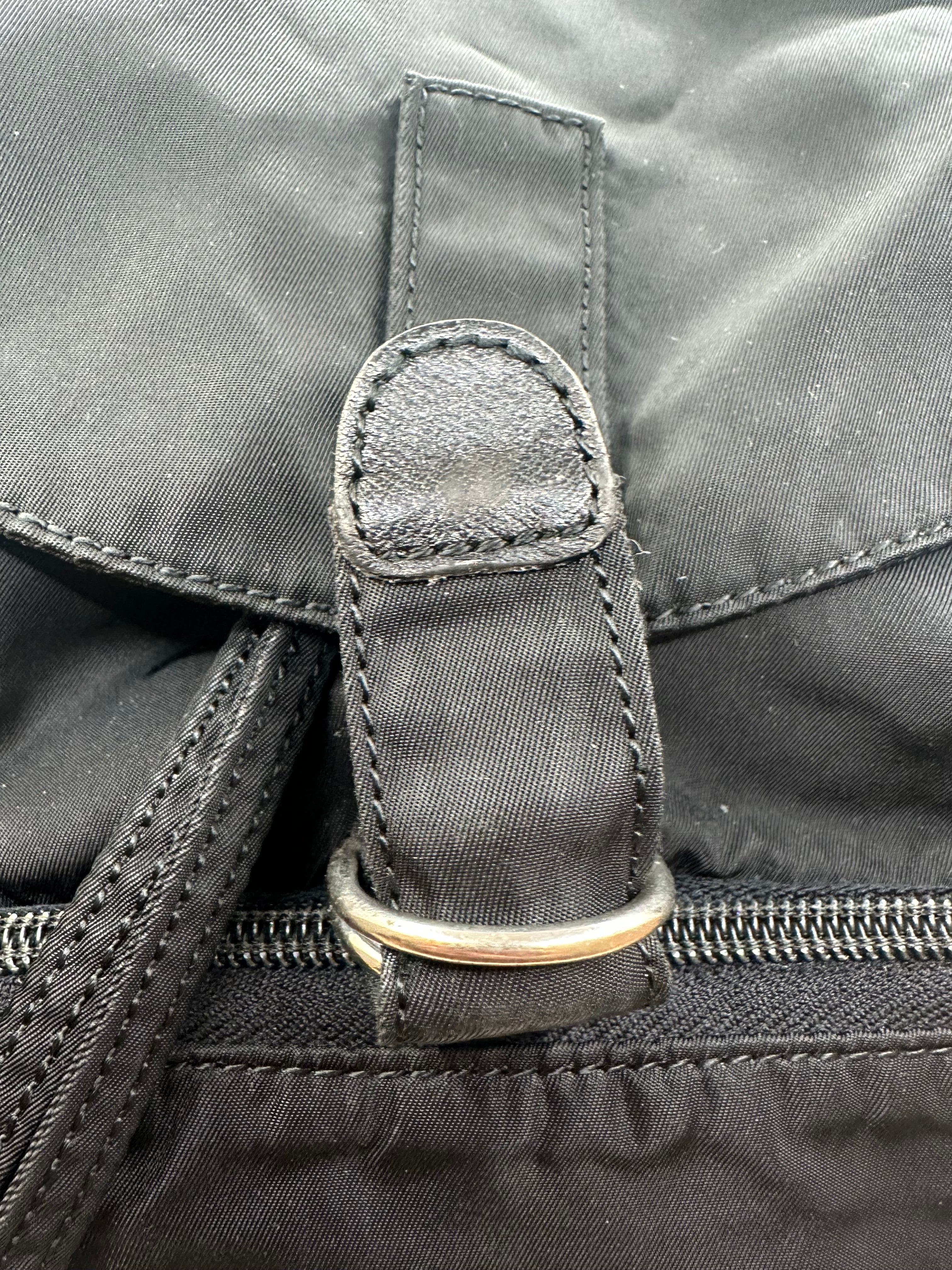 Zaino Prada nylon nero vintage