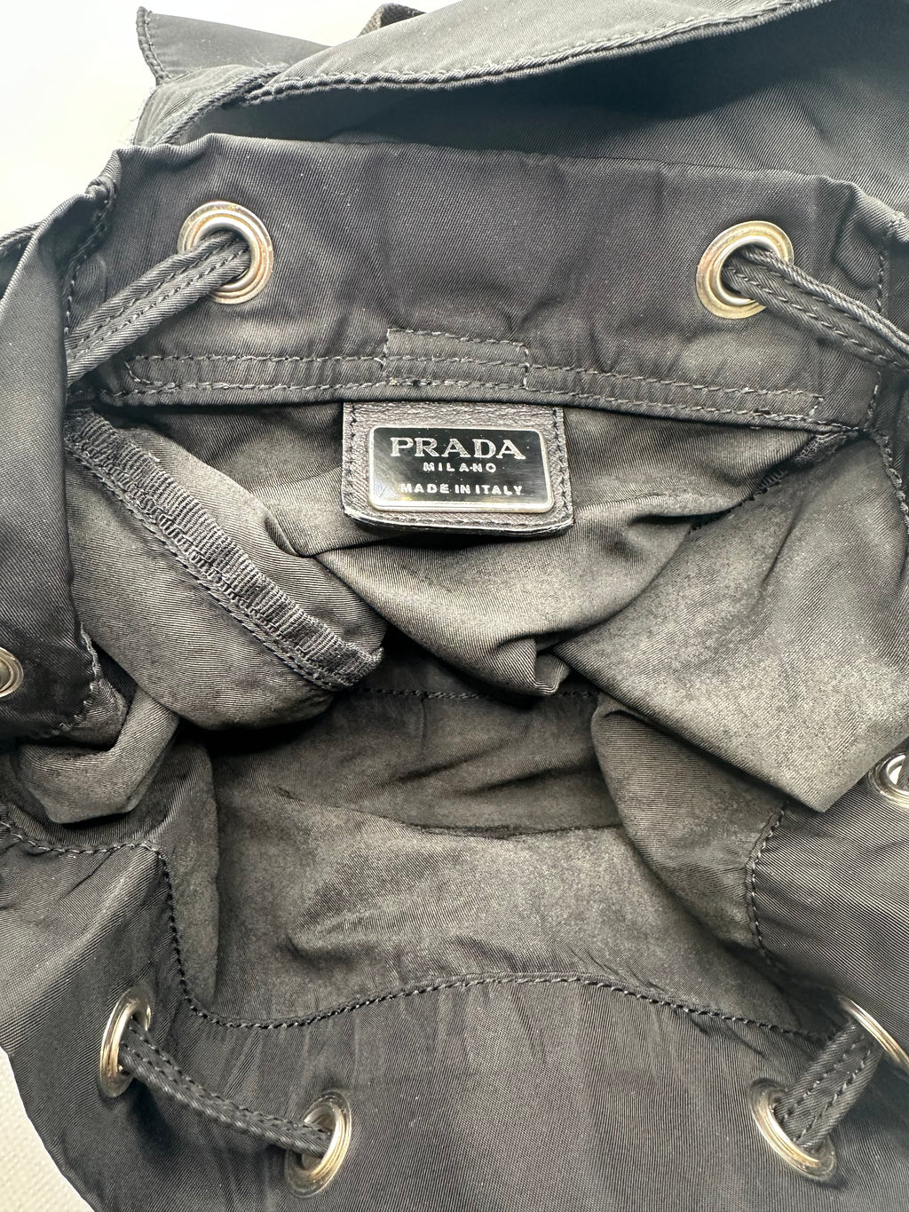 Zaino Prada nylon nero vintage