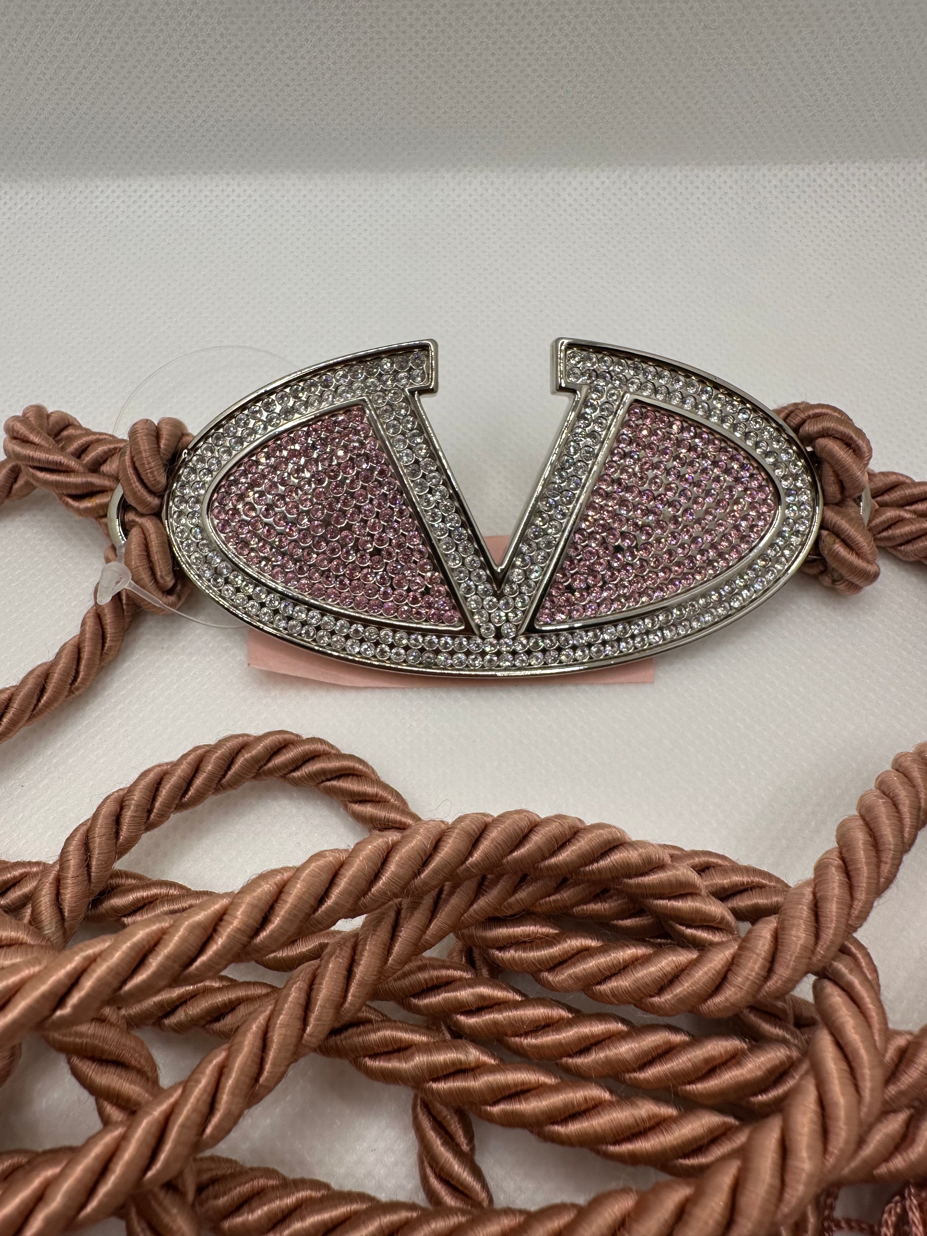 Cintura gioiello rosa Valentino