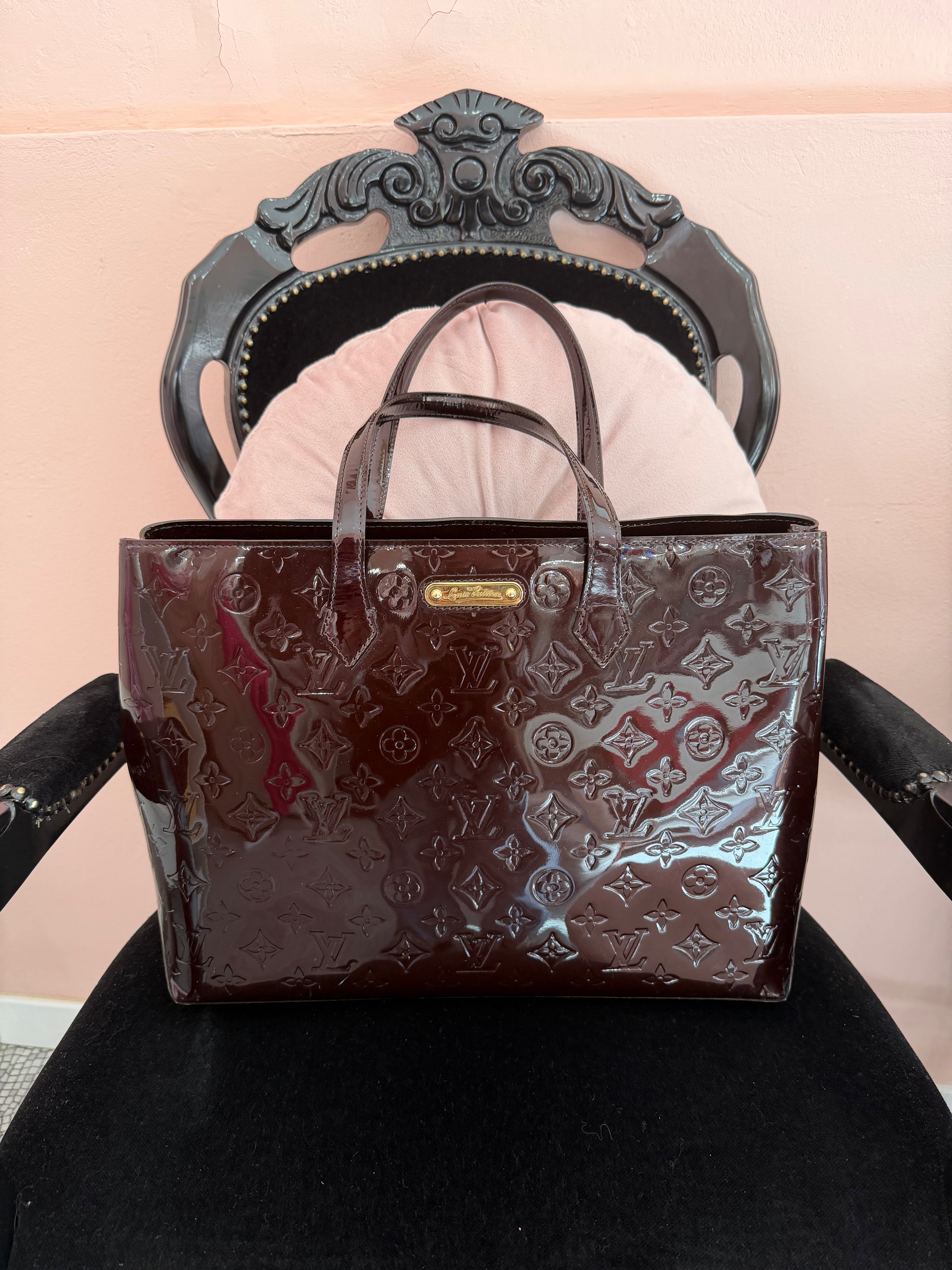 Borsa Louis Vuitton Wilshire vernis