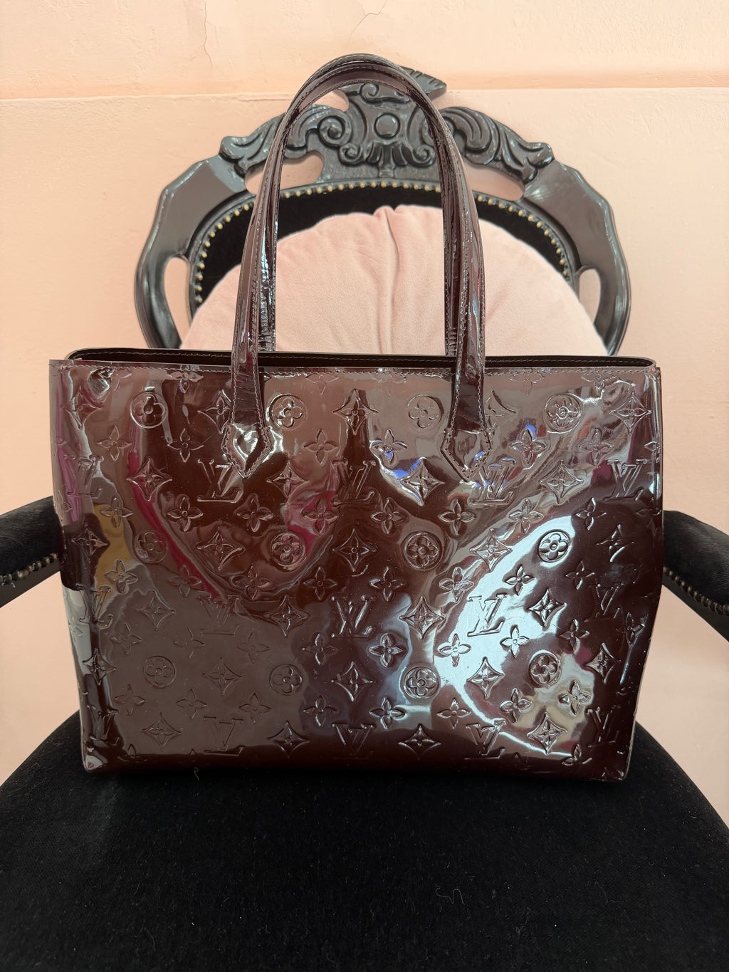 Borsa Louis Vuitton Wilshire vernis