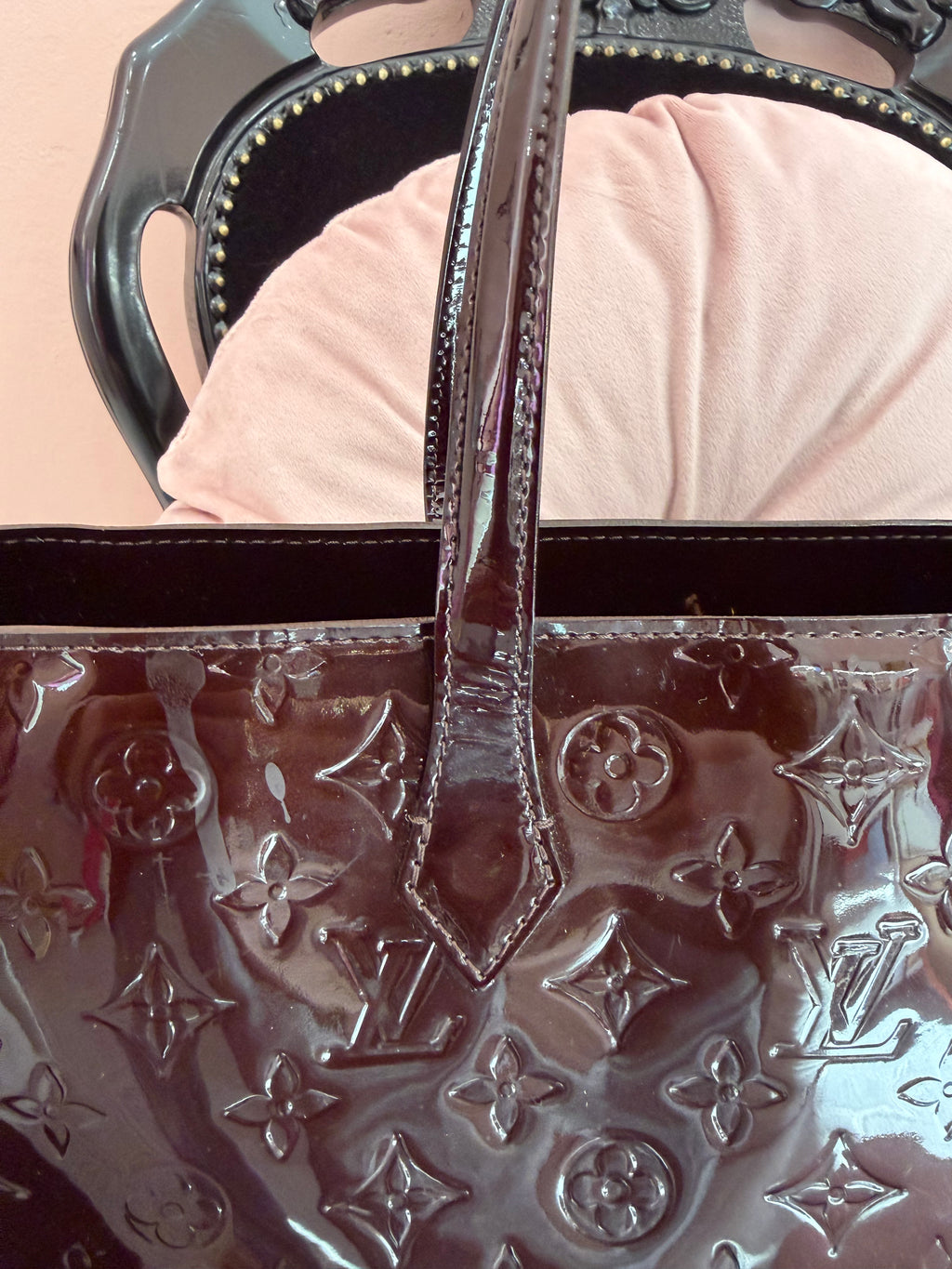 Borsa Louis Vuitton Wilshire vernis