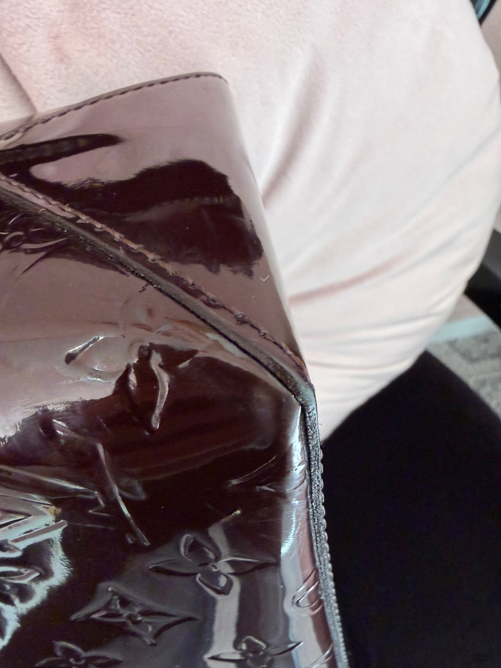 Borsa Louis Vuitton Wilshire vernis
