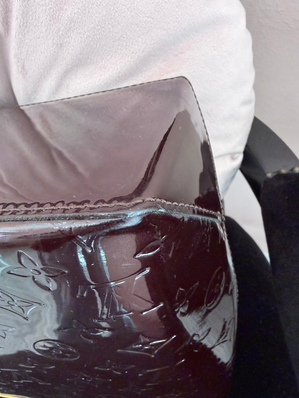 Borsa Louis Vuitton Wilshire vernis