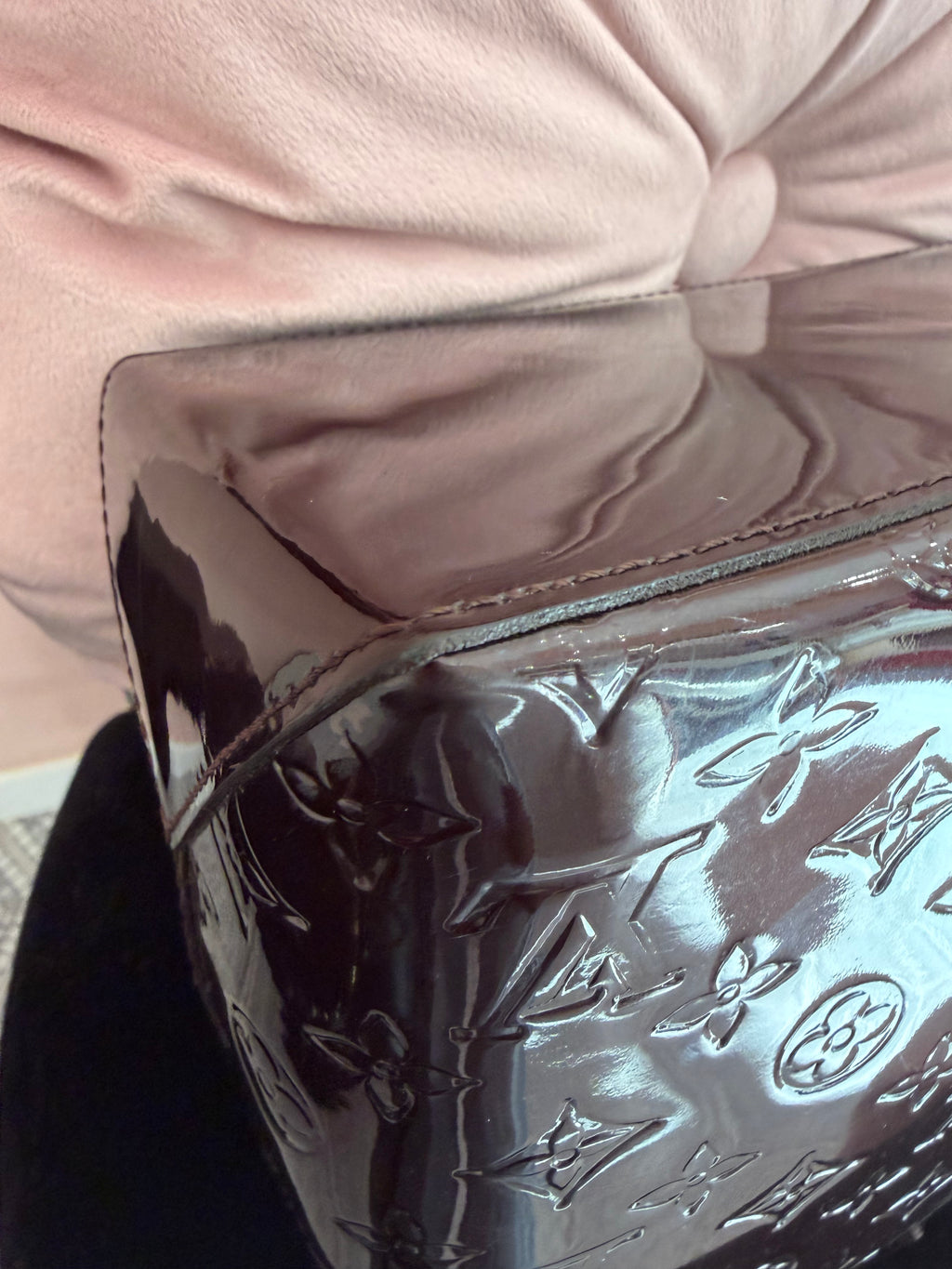 Borsa Louis Vuitton Wilshire vernis