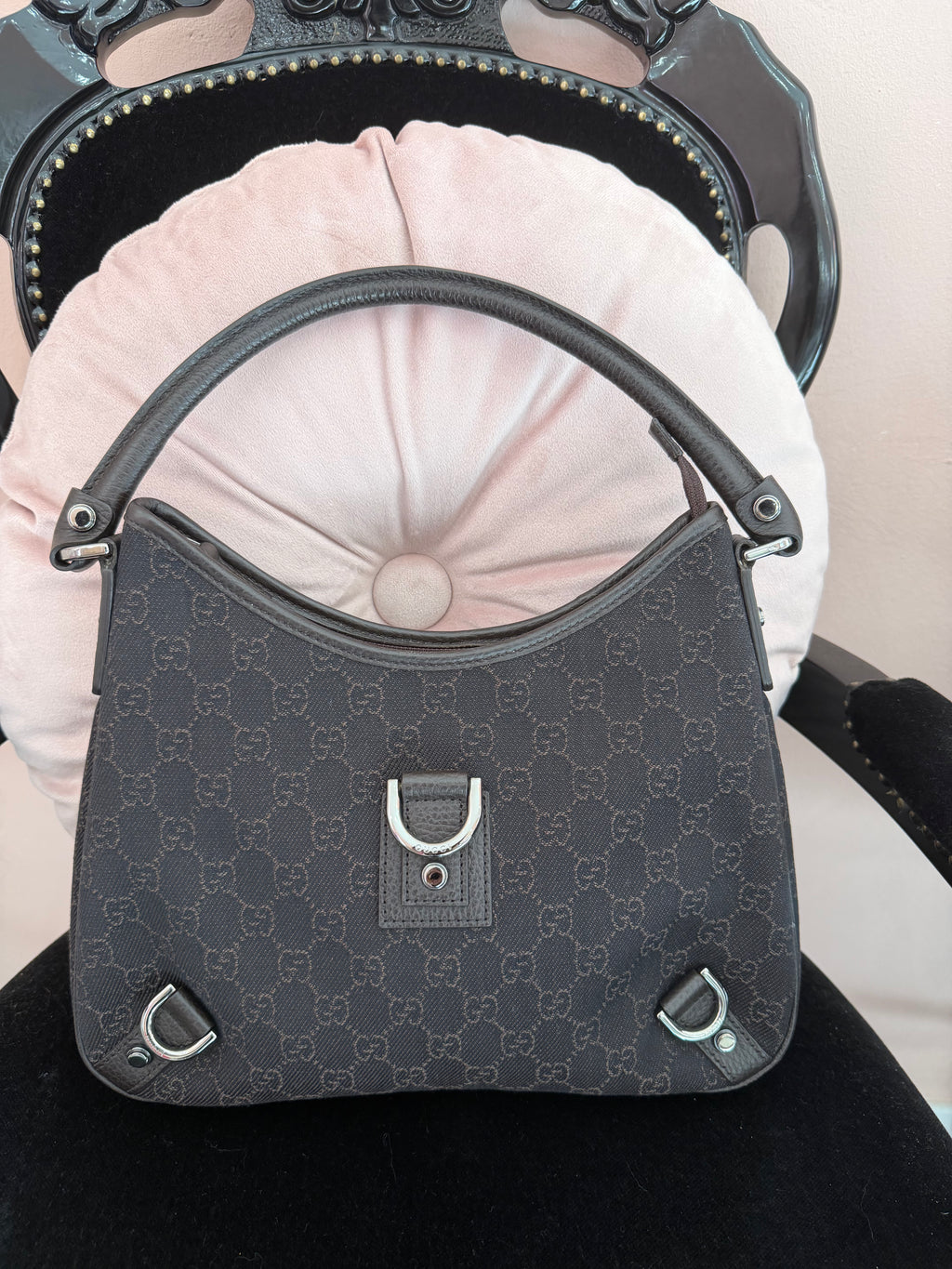 Borsa Gucci abbey marrone