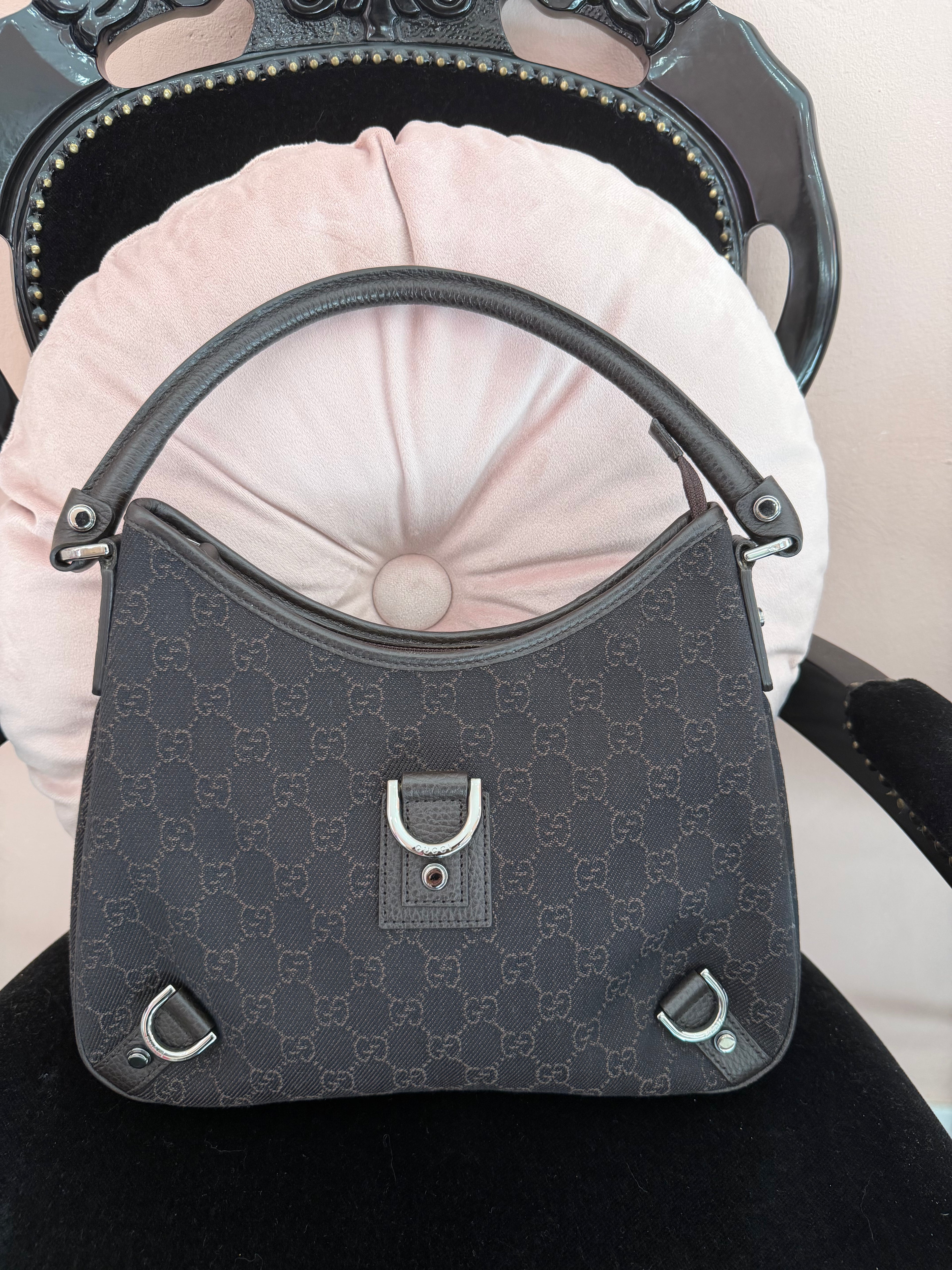 Borsa Gucci abbey marrone