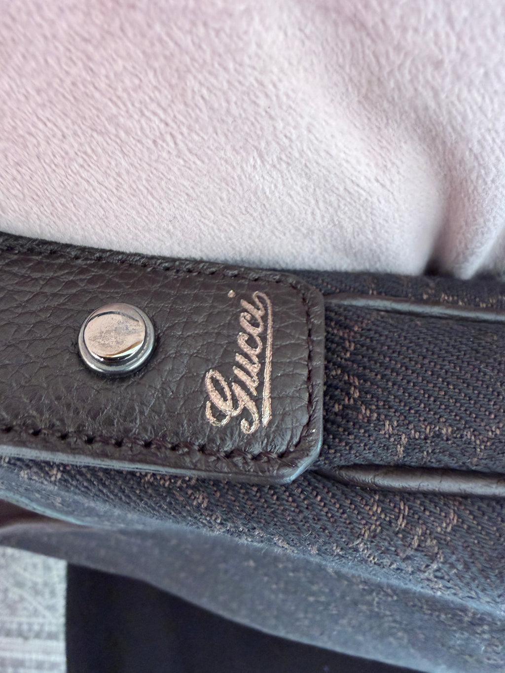 Borsa Gucci abbey marrone