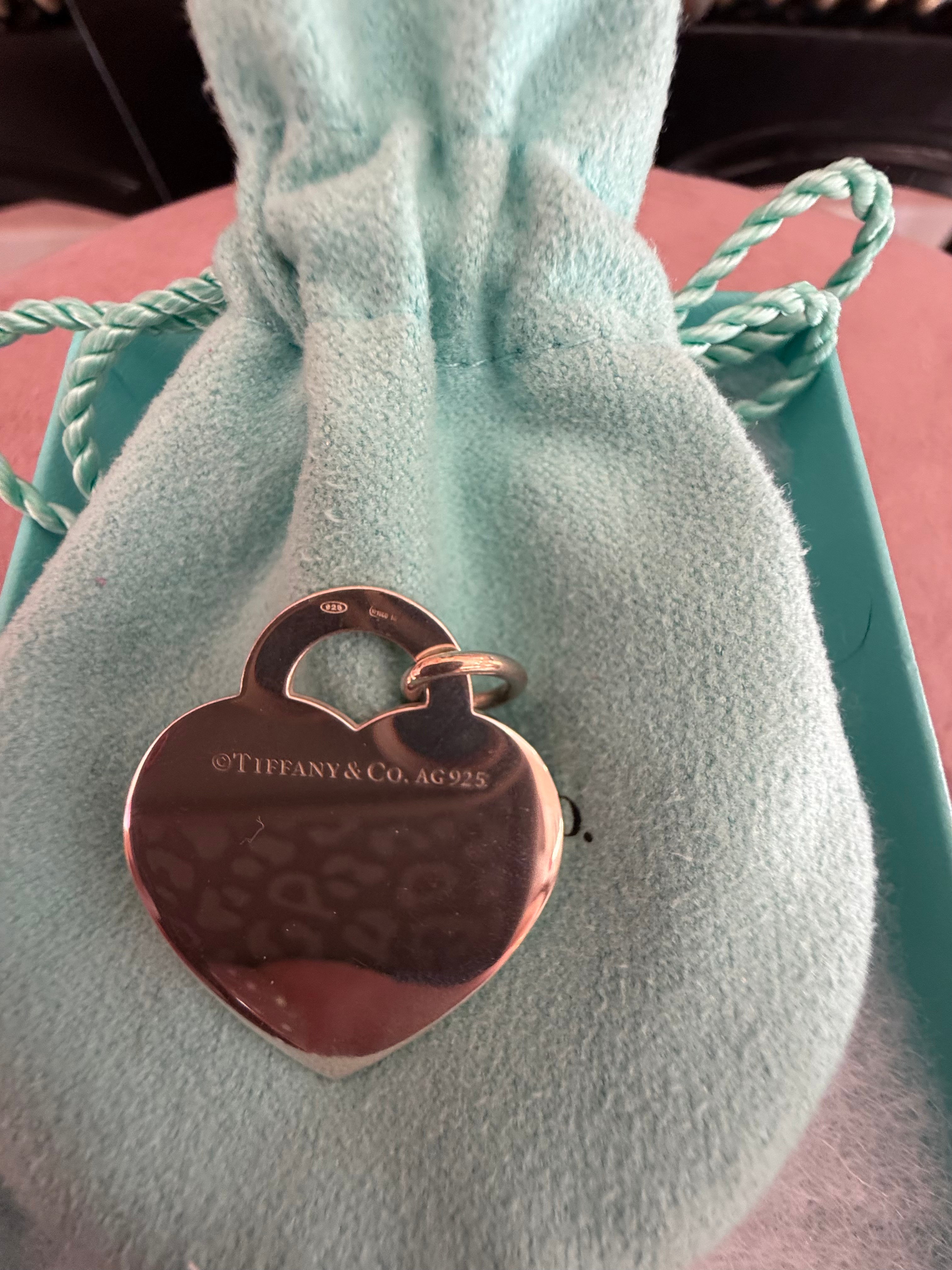 Ciondolo cuore Tiffany & Co XL
