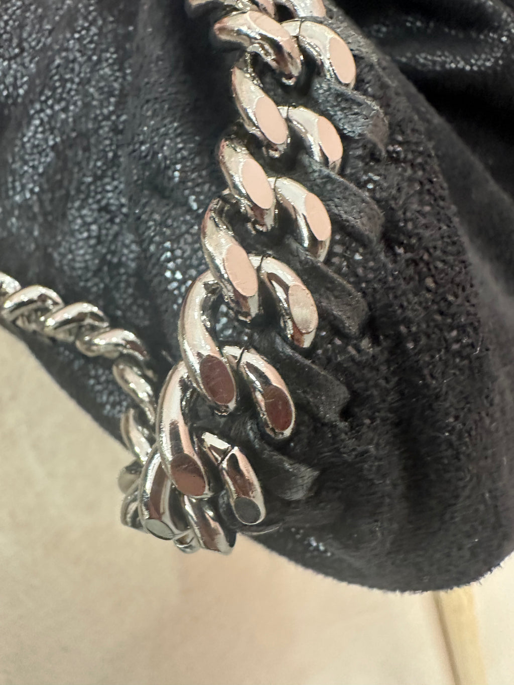 Borsa Falabella tre catene nera