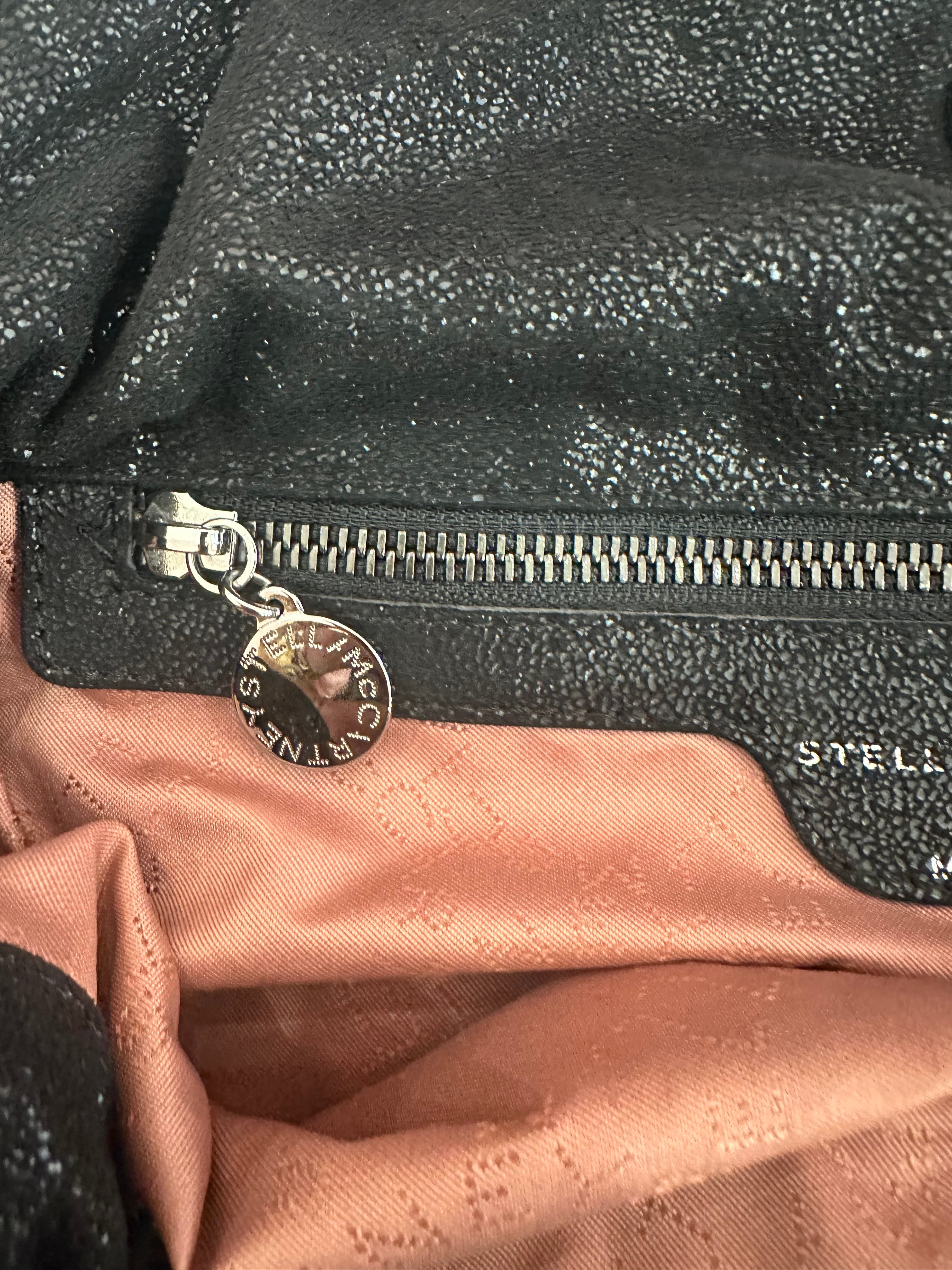 Borsa Falabella tre catene nera