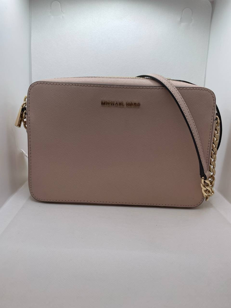 Borsa Michael Kors Camera bag rosa cipria